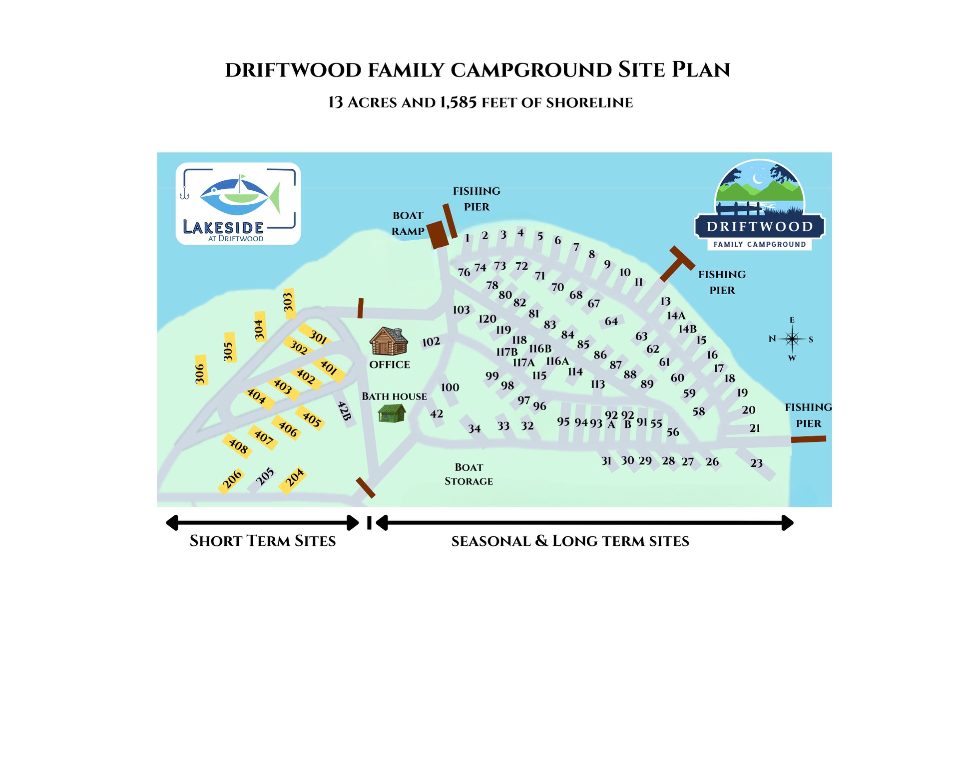 Driftwood Weiss Lake Map