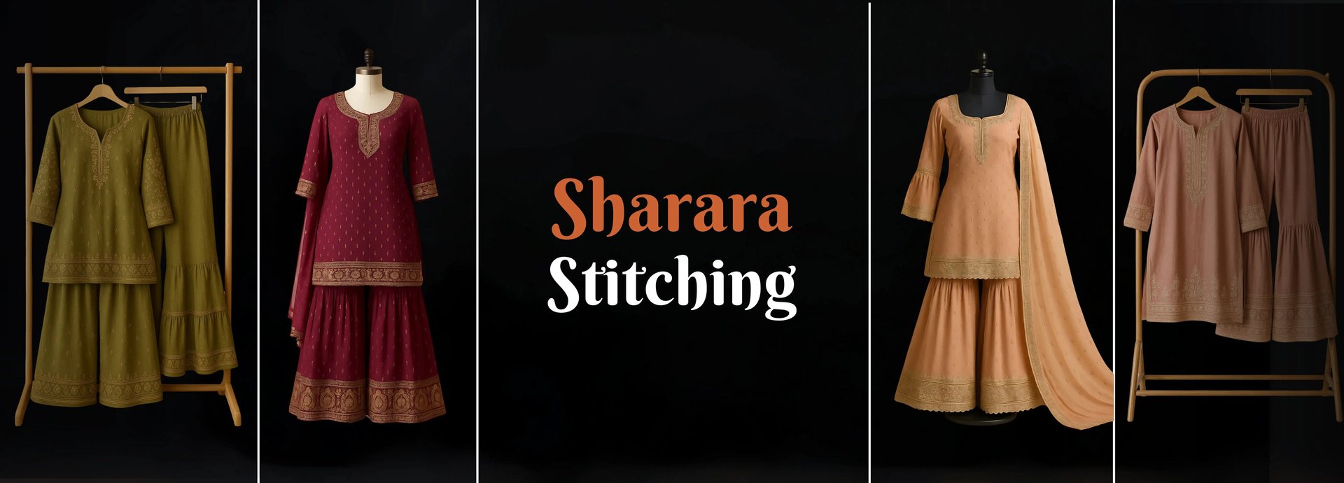 ladies Sharara Stitching Near Me