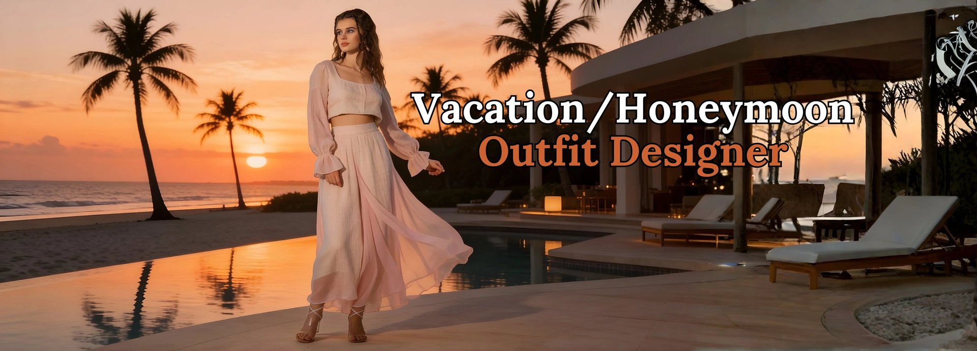vacation/honeymoon outfit designer