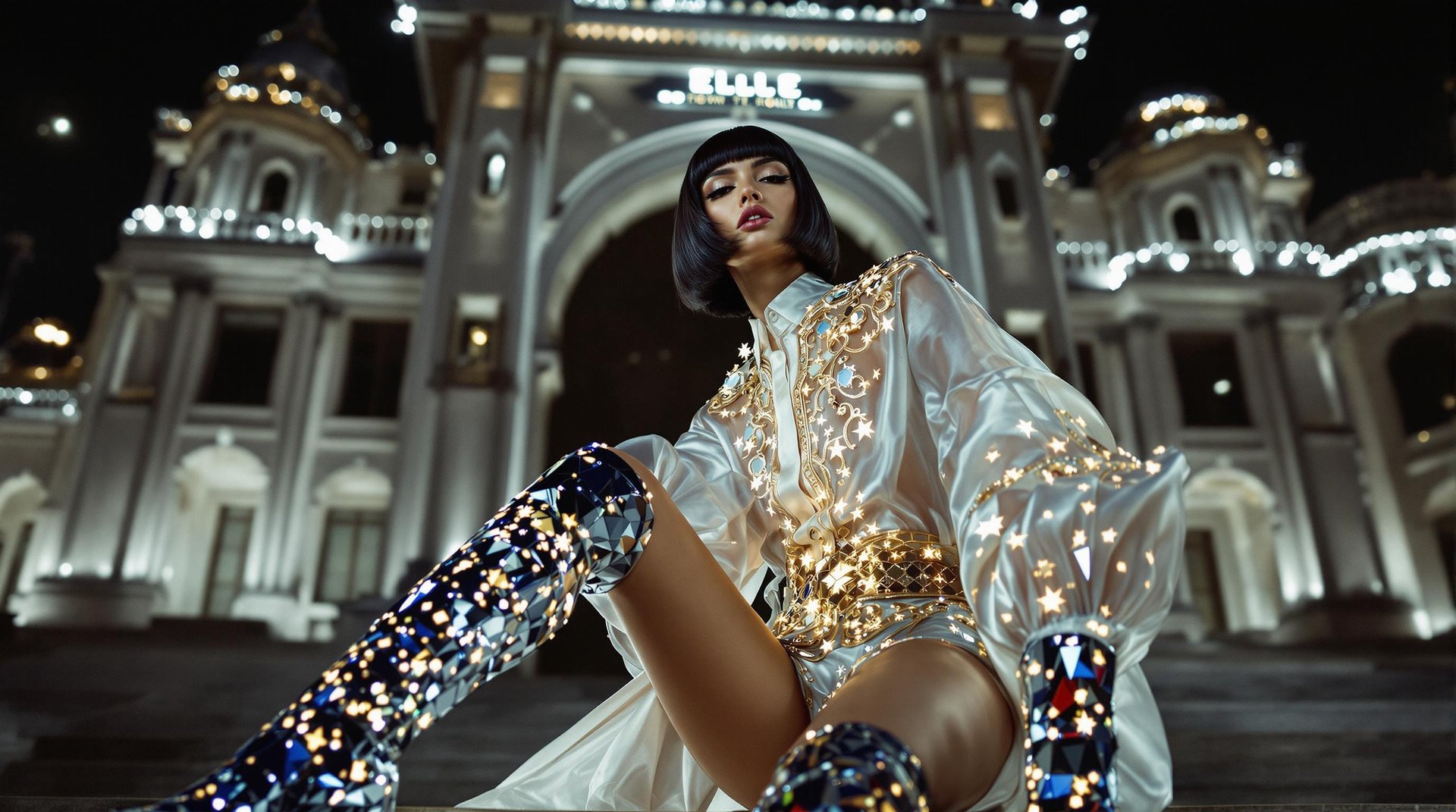 black and white bed linen