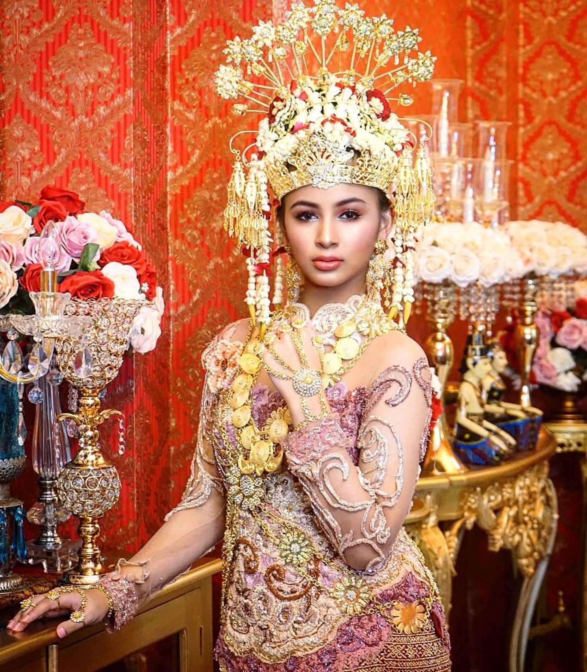 woman wearing yellow long-sleeved dress under white clouds and blue sky during daytime