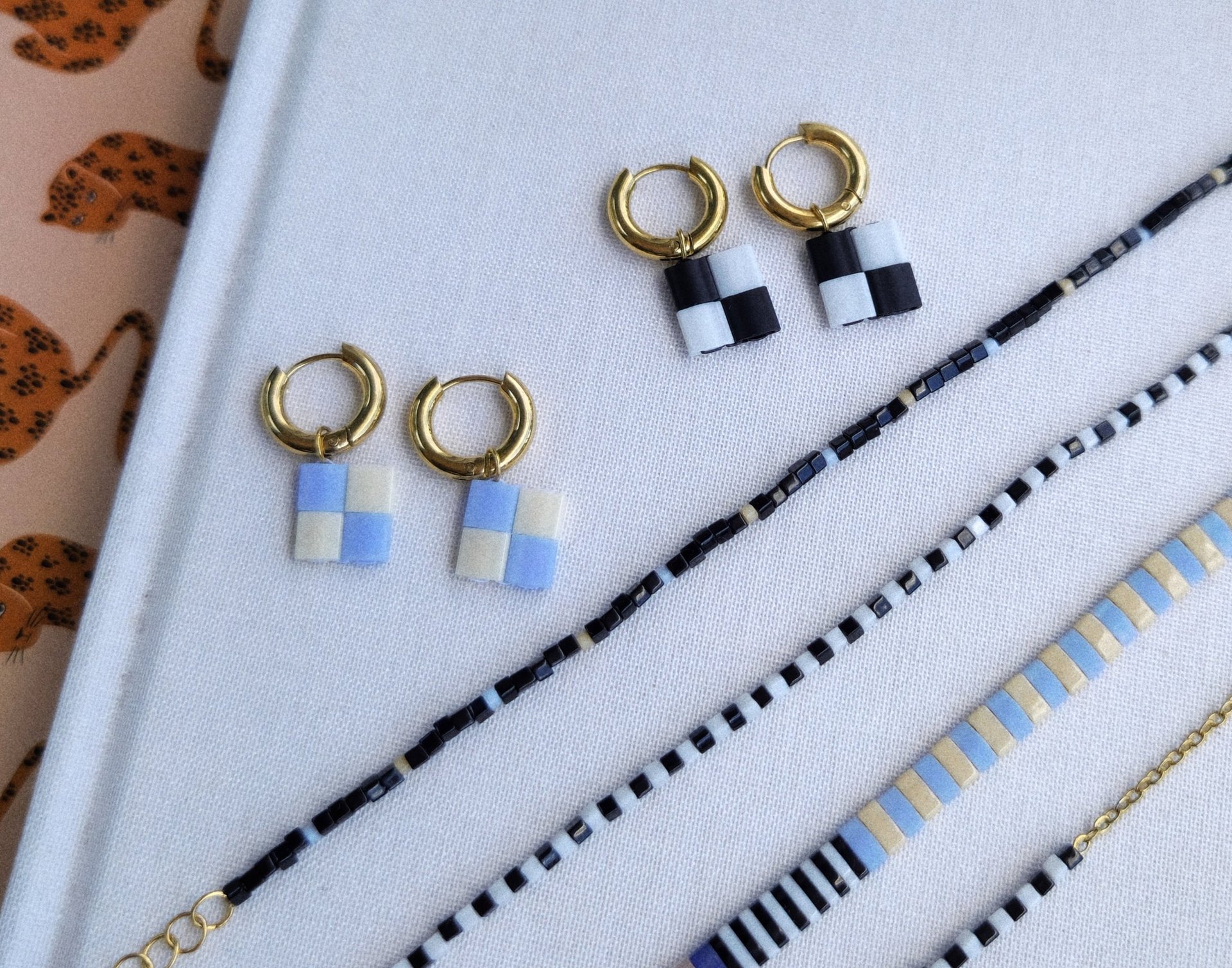 black blue and yellow textile