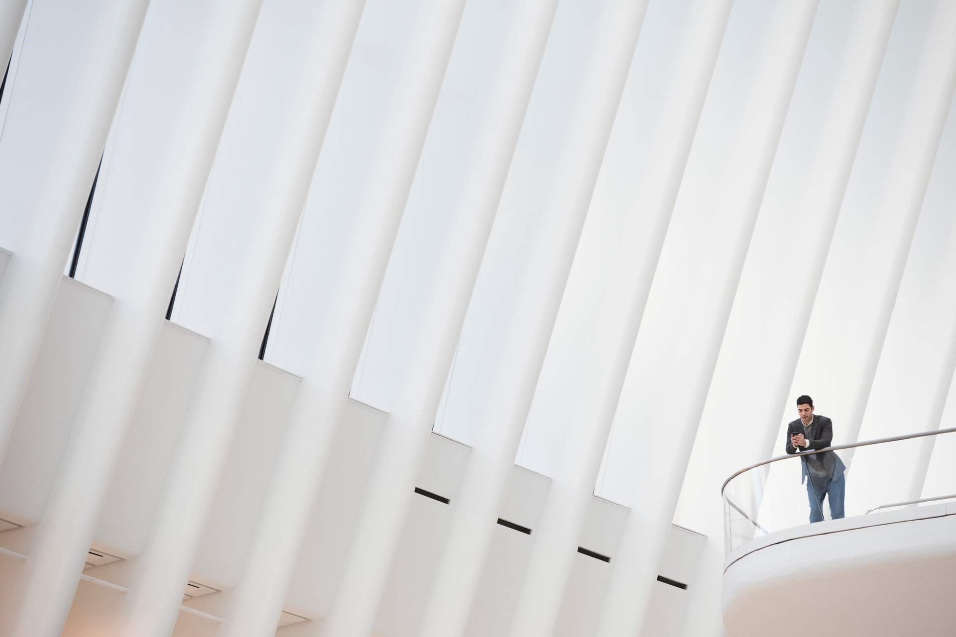 an abstract white background with vertical lines