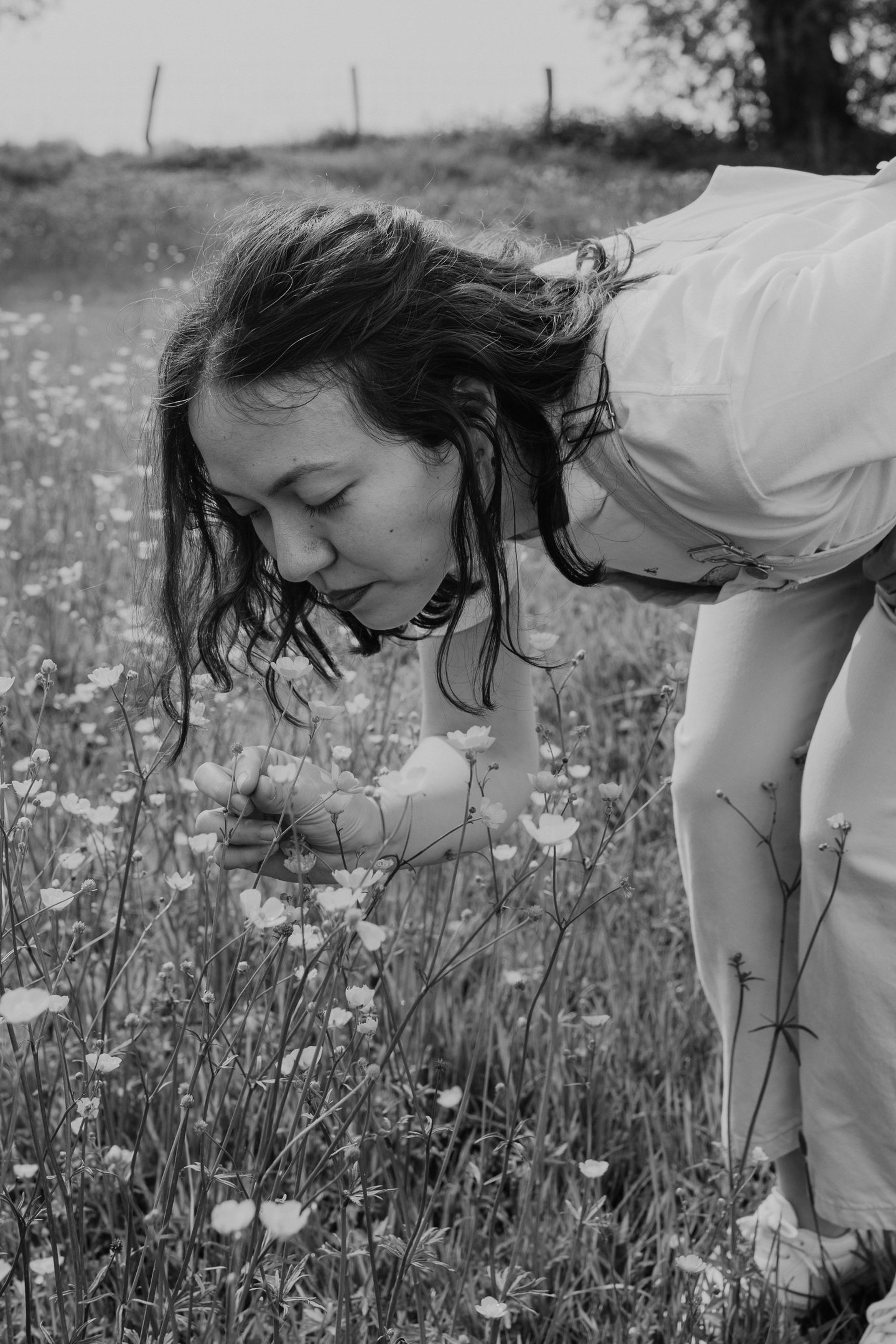 an abstract photo of a curved building with a blue sky in the background