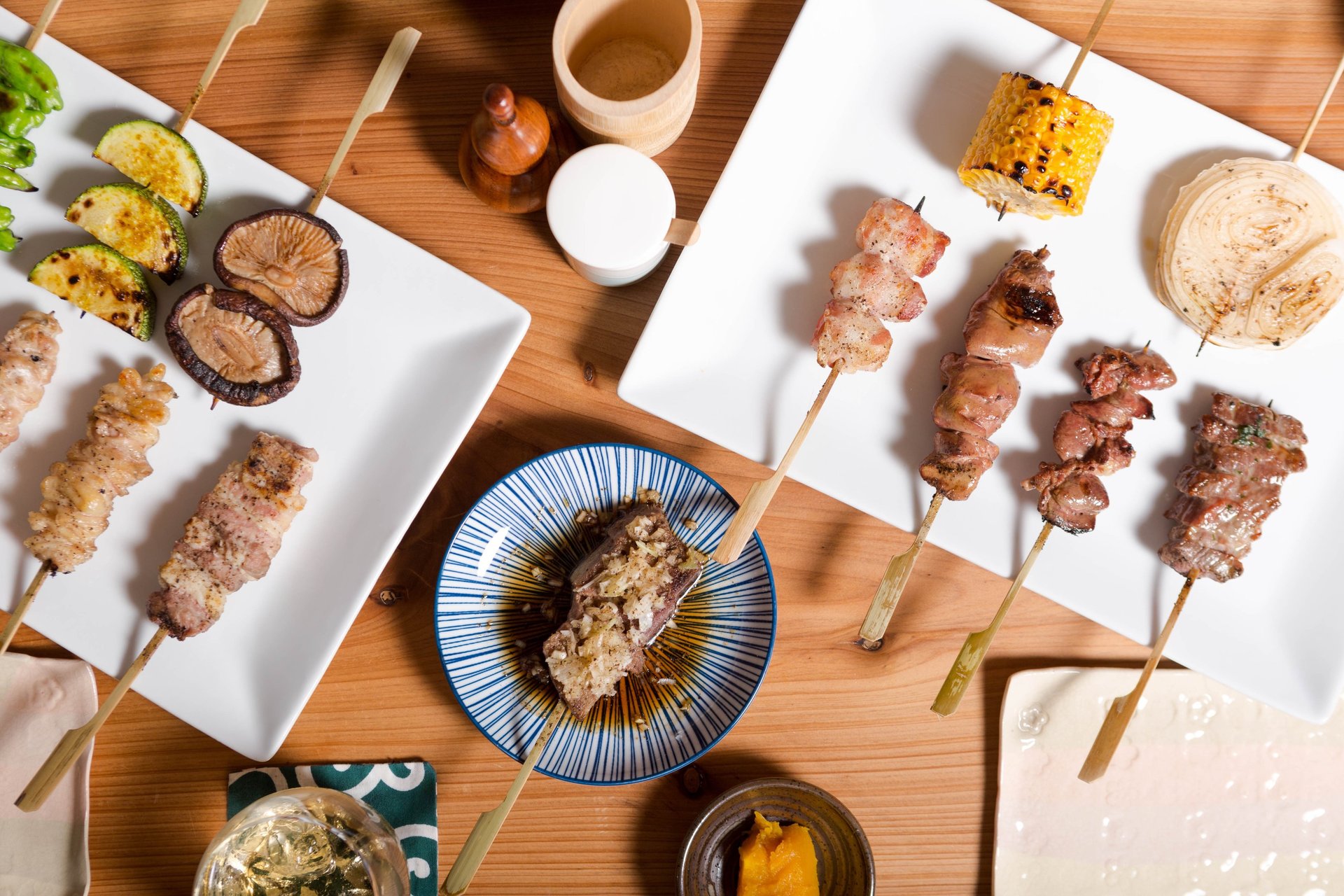 an abstract photo of a curved building with a blue sky in the background