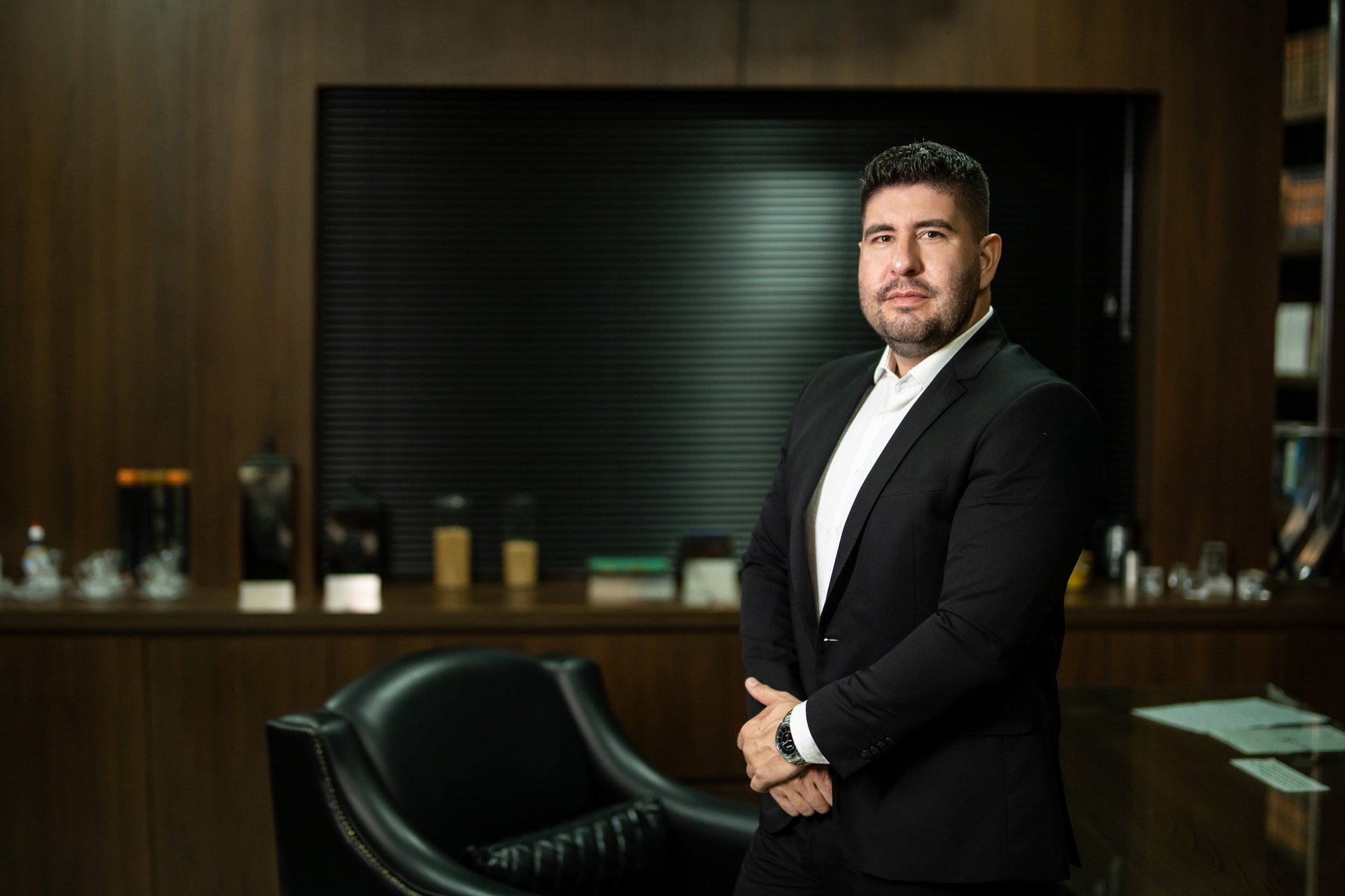 farmland across trees photo