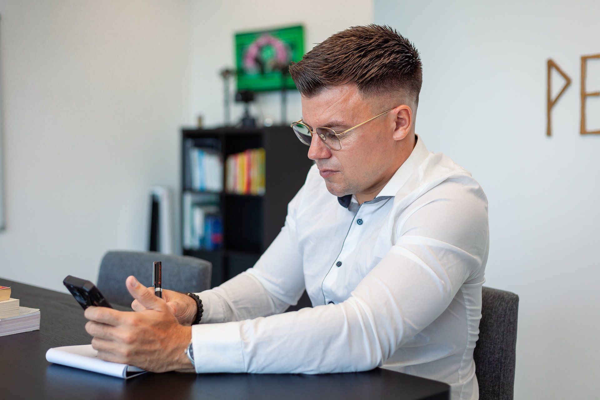 brown and black floral frame