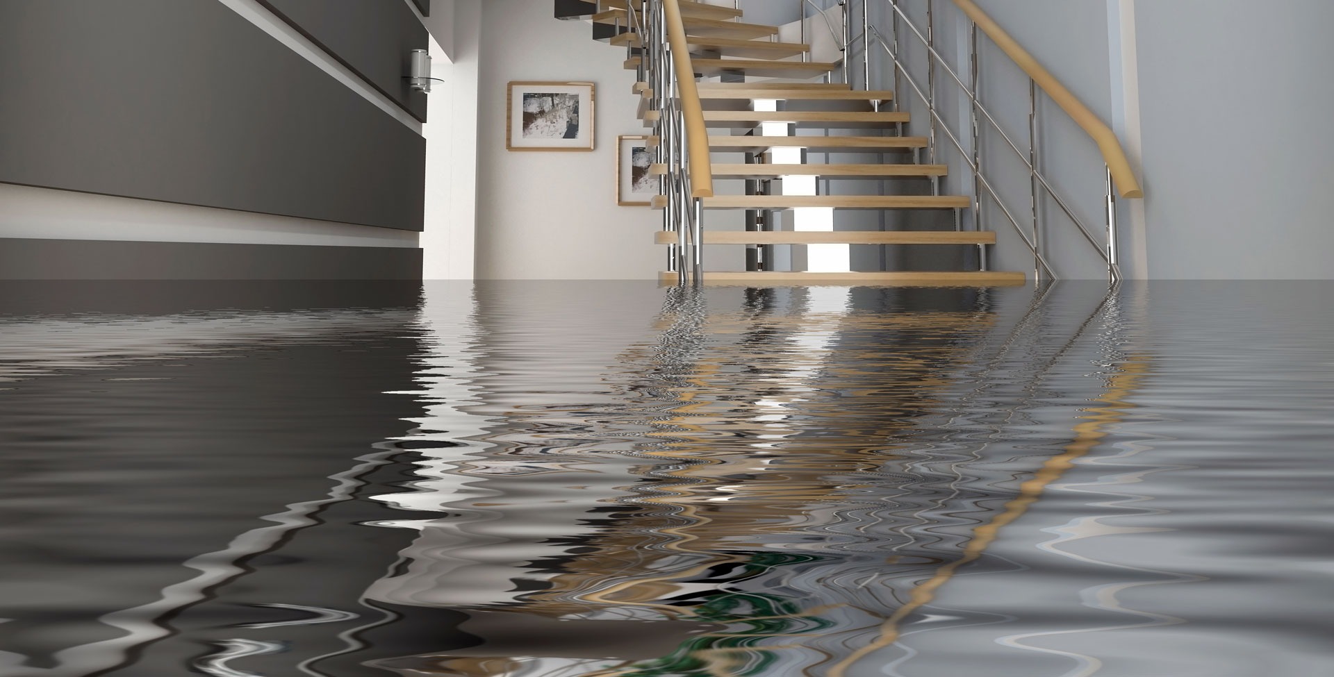 Flooded house needs independant water damage assessment and restoration