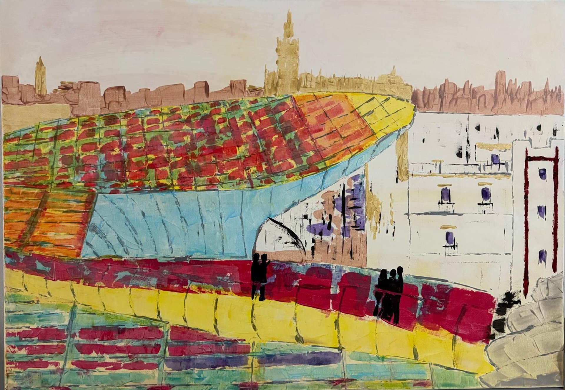 woman wearing yellow long-sleeved dress under white clouds and blue sky during daytime