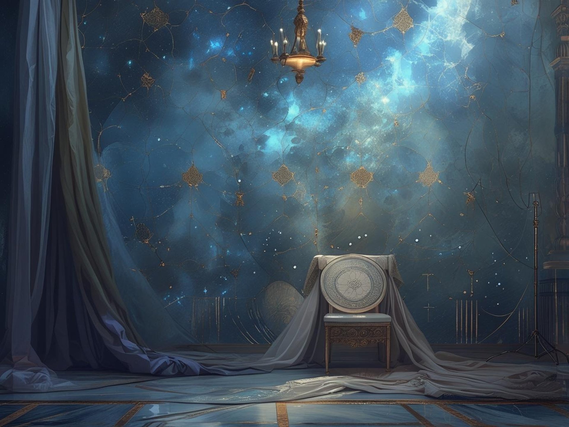 black blue and yellow textile