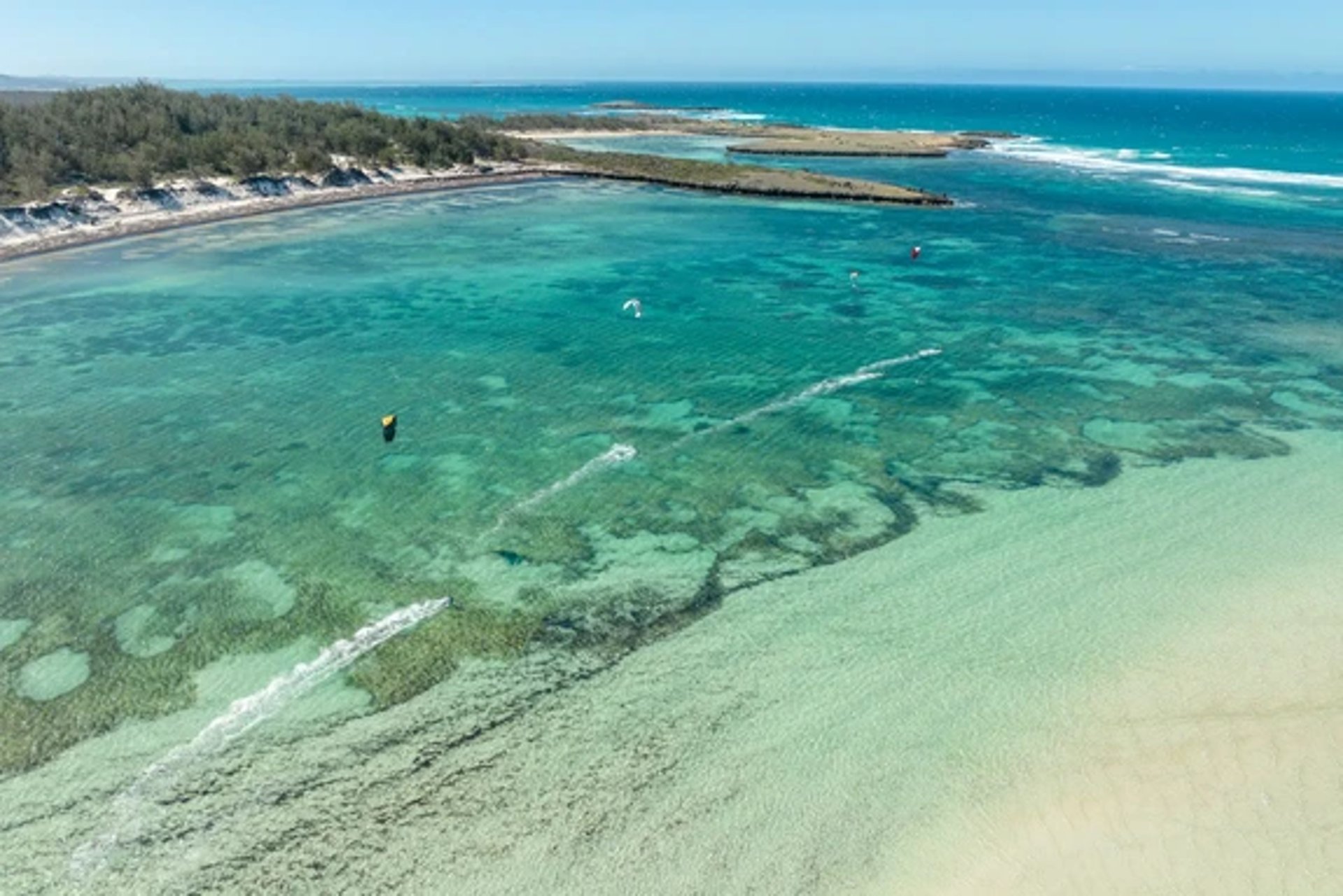 Spot de kitesurf et windsurf à la baie de Sakalava Madagascar