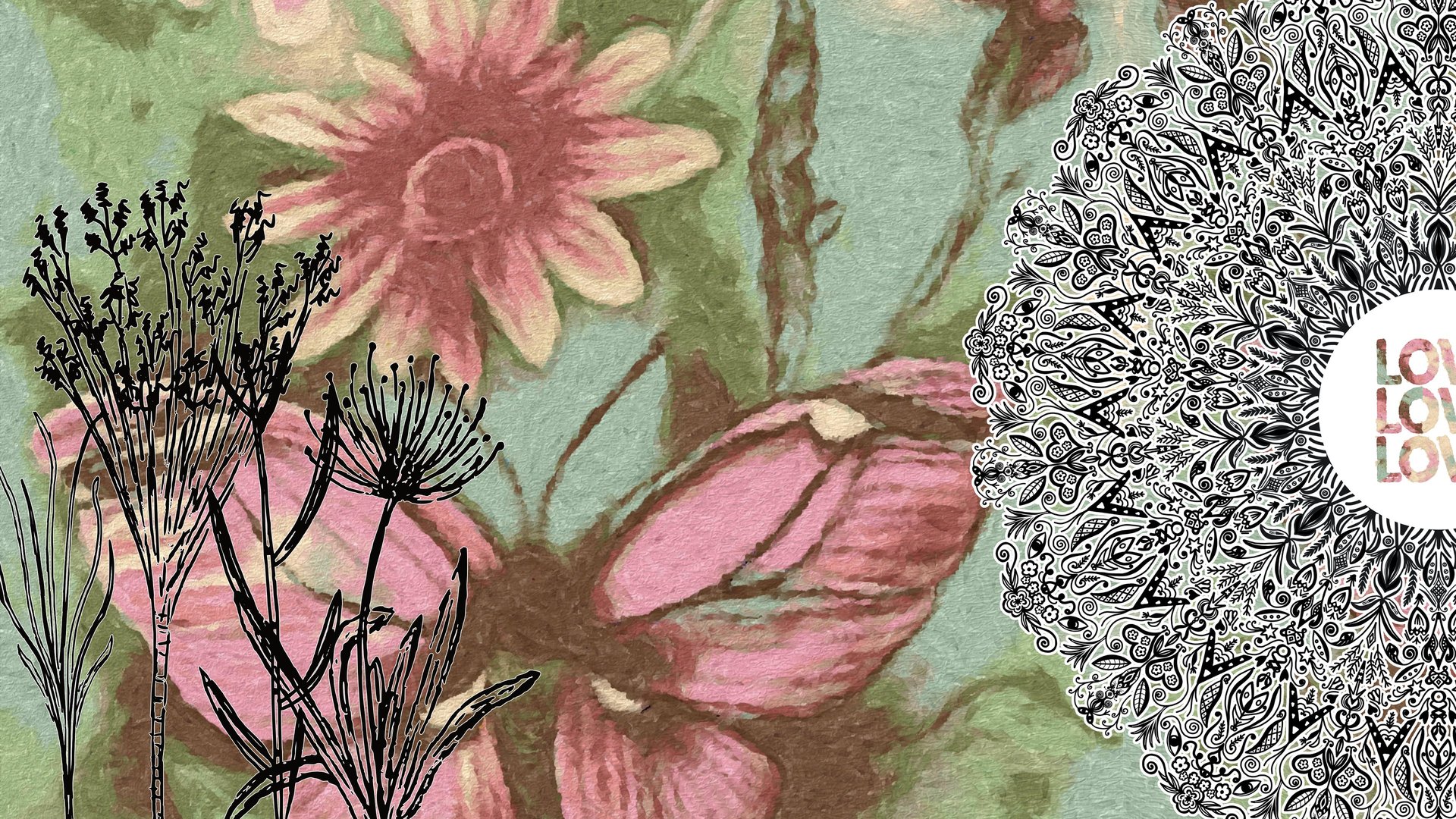 a close up of a black and brown abstract painting