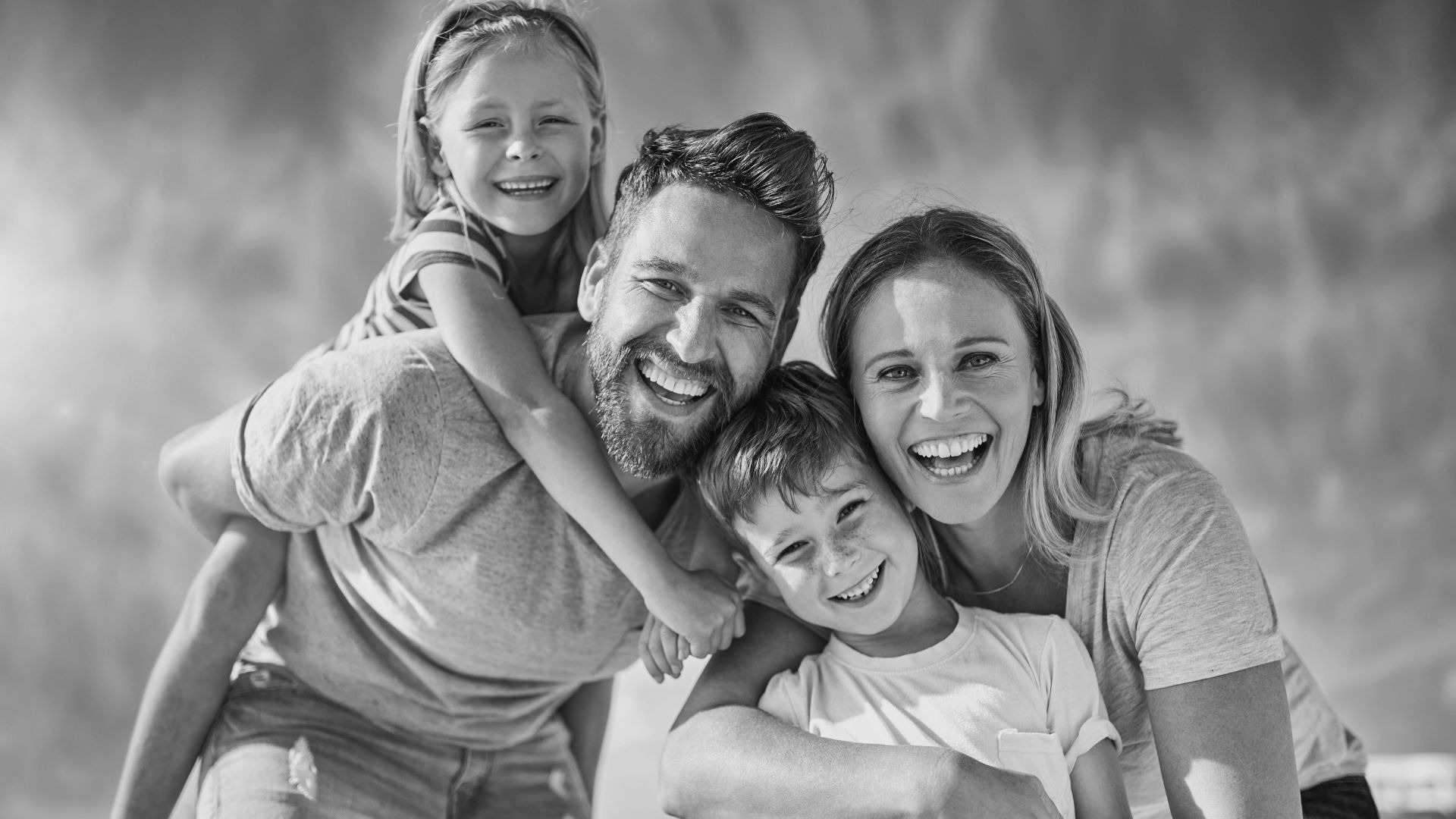 an abstract photo of a curved building with a blue sky in the background