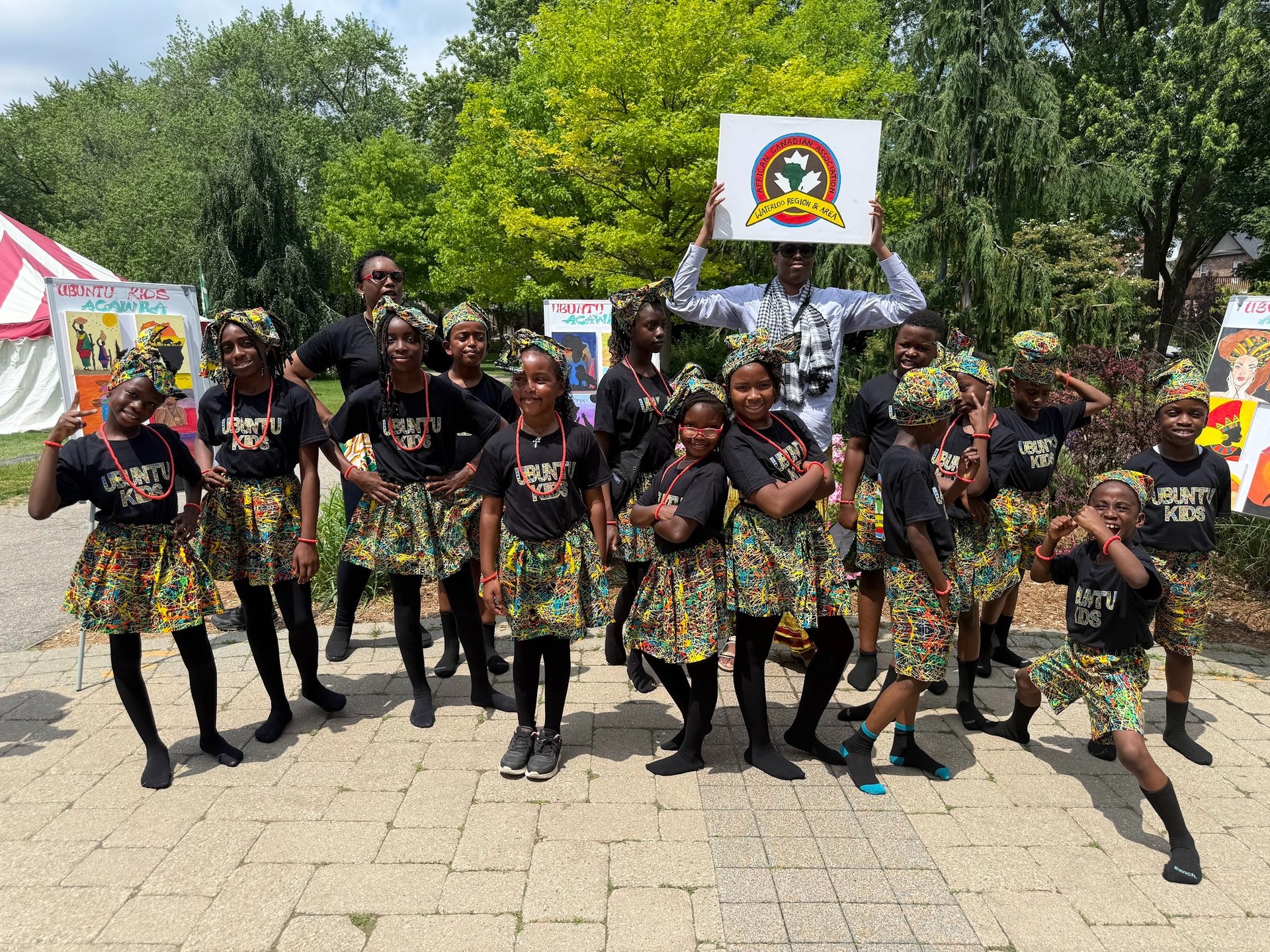 an abstract photo of a curved building with a blue sky in the background