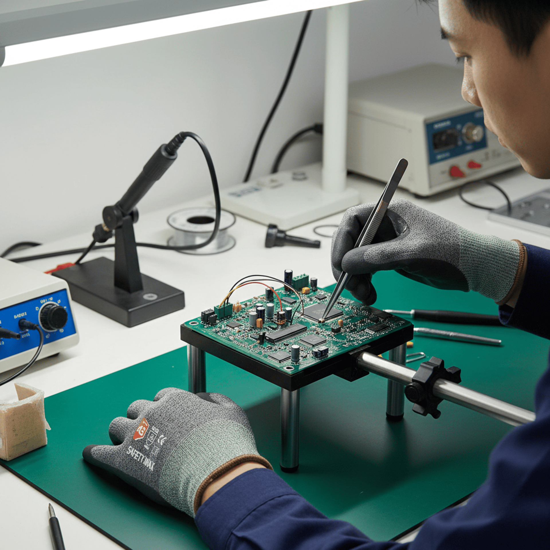 black blue and yellow textile