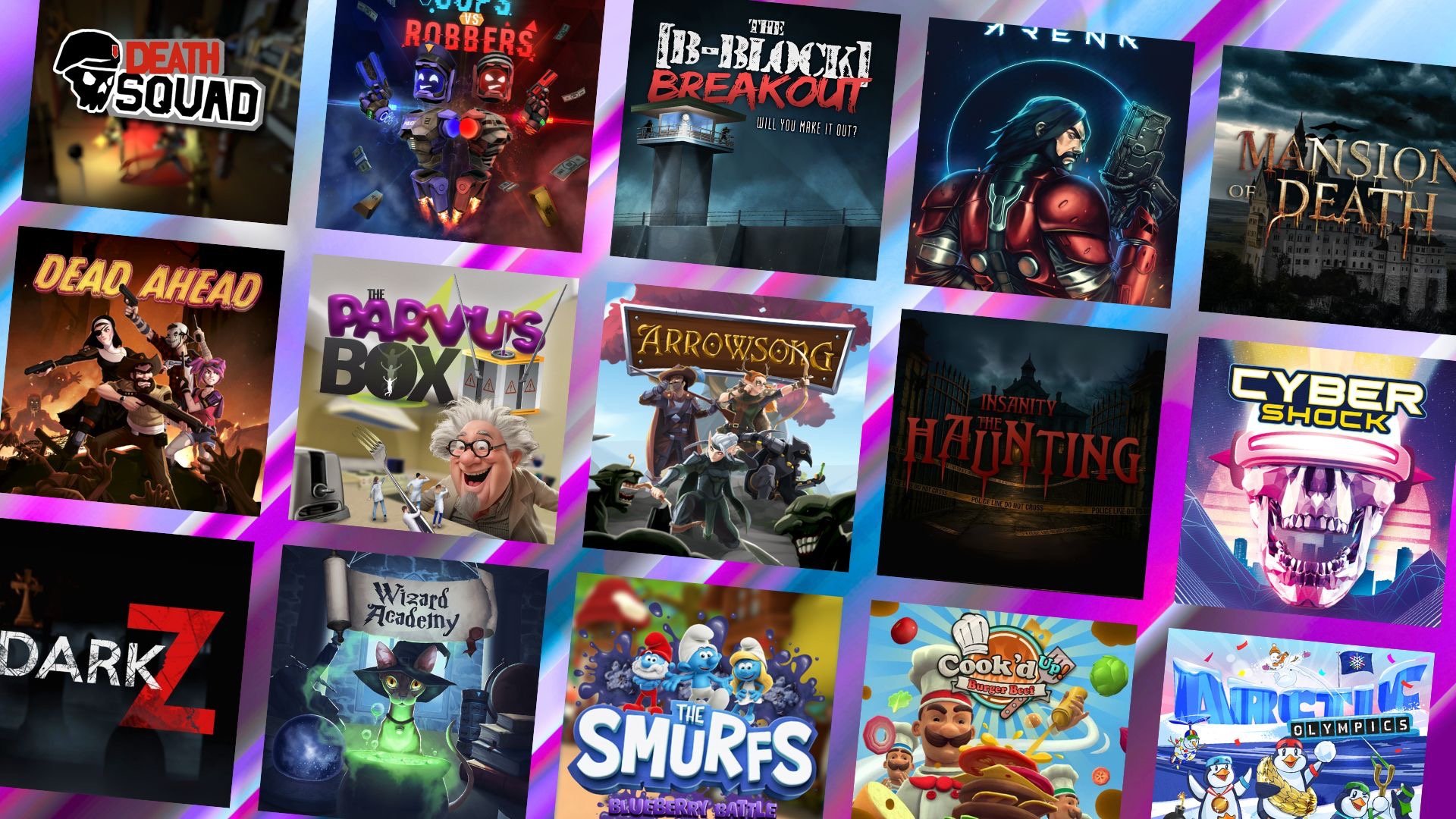 round assorted-color card lot