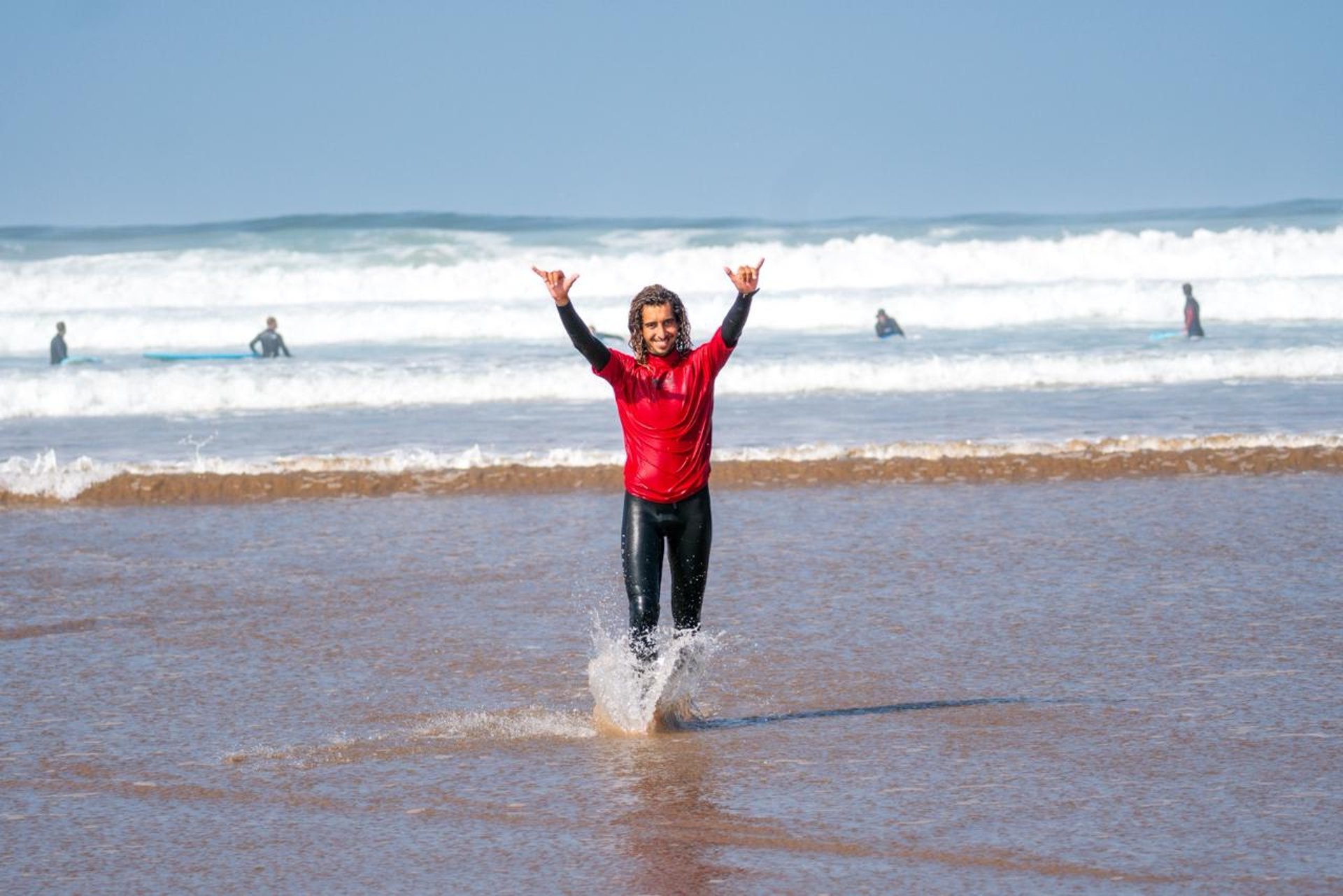 black and brown leather padded tub sofa