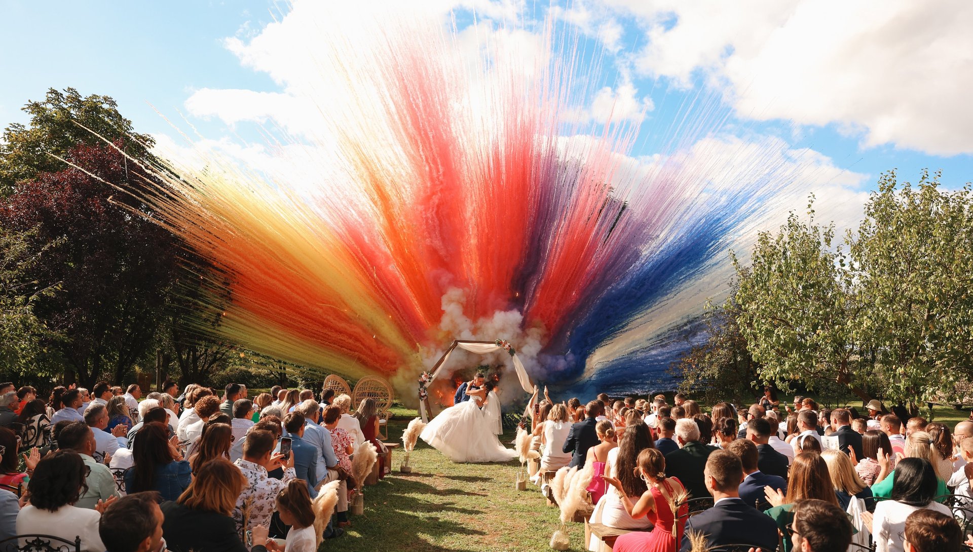 mountain range under blue sky
