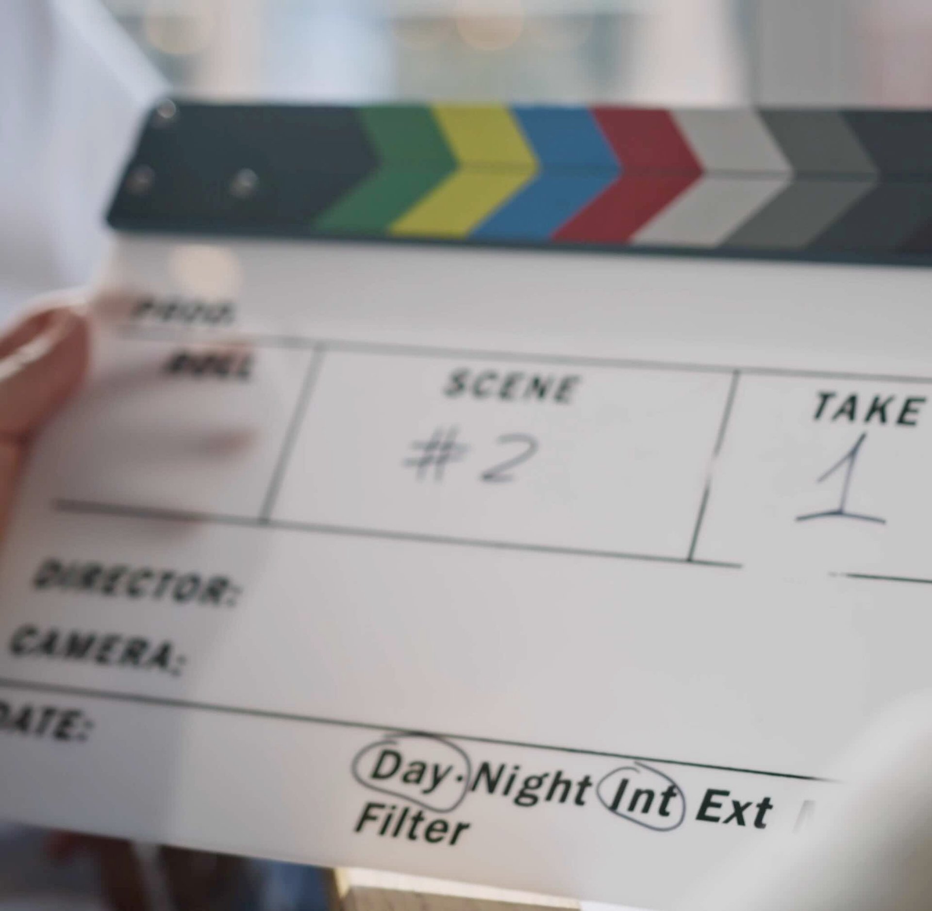 slate for film set