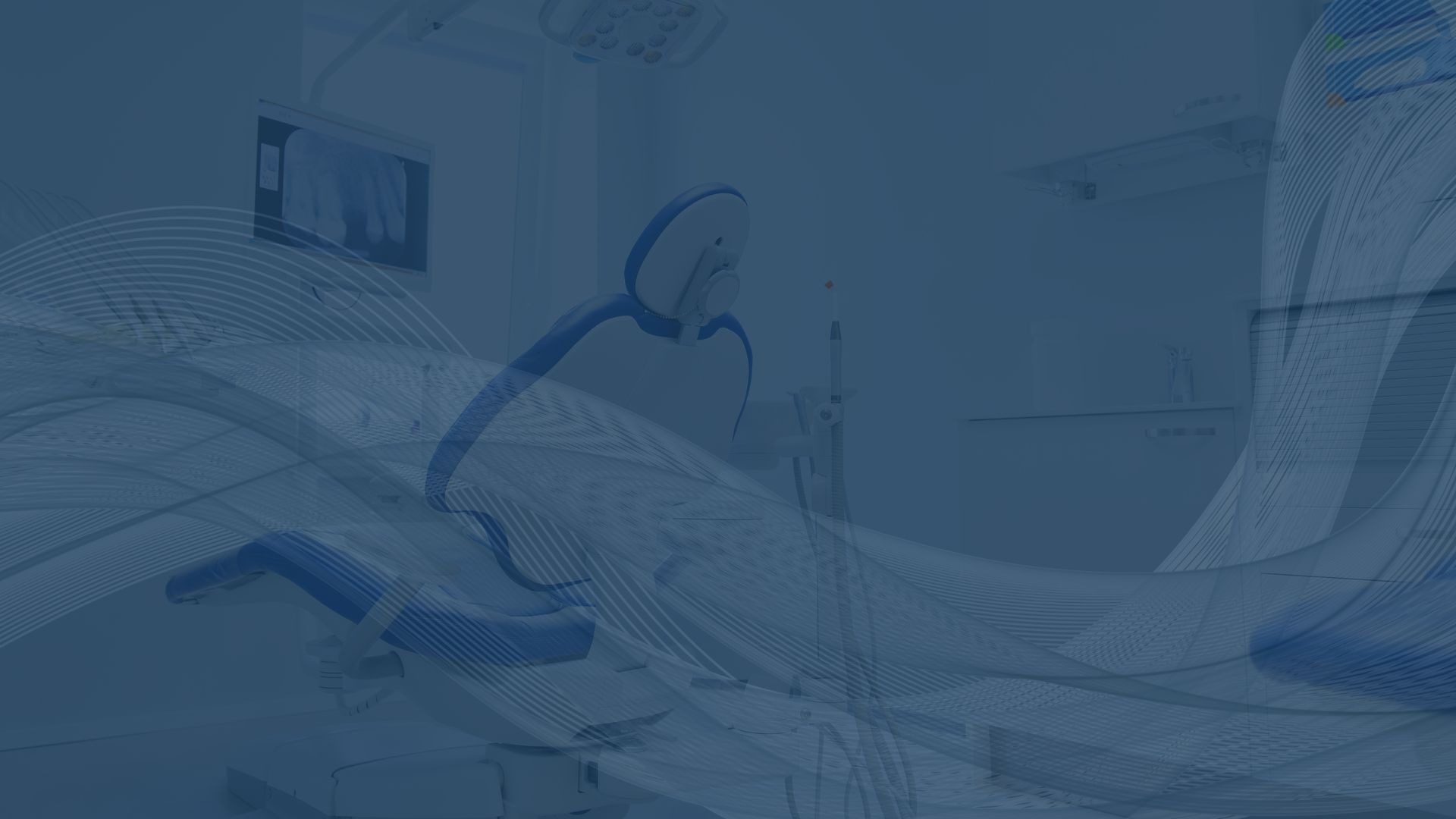 Consultório dentário amplo e limpo, acolhedor, com raio x digital