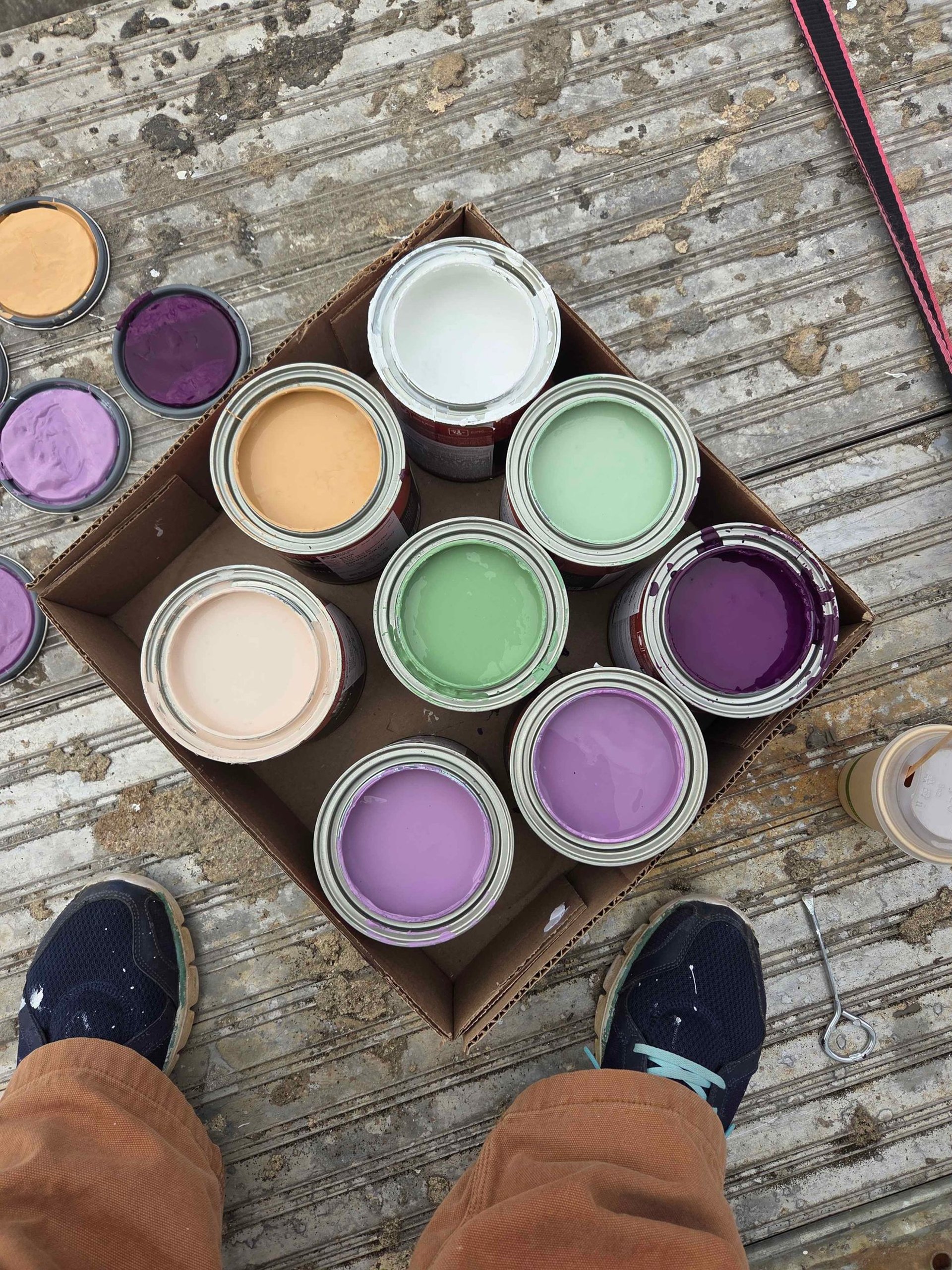 an abstract photo of a curved building with a blue sky in the background