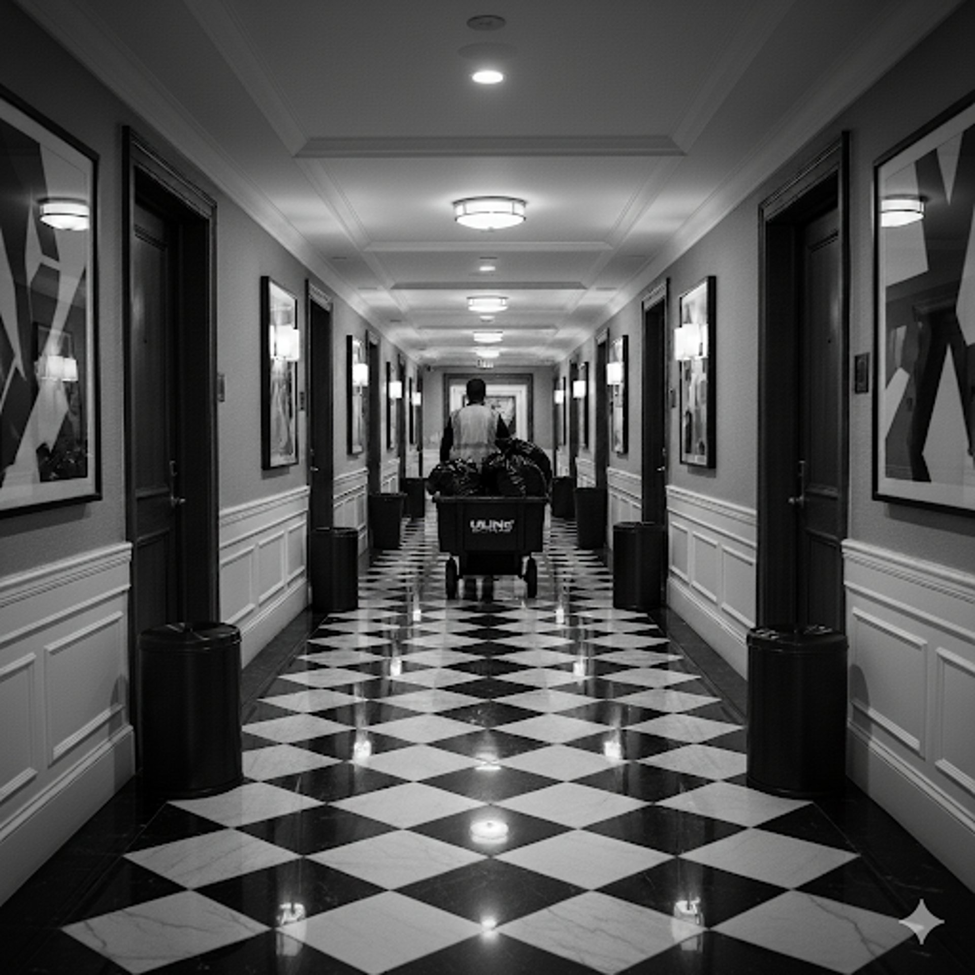woman wearing yellow long-sleeved dress under white clouds and blue sky during daytime