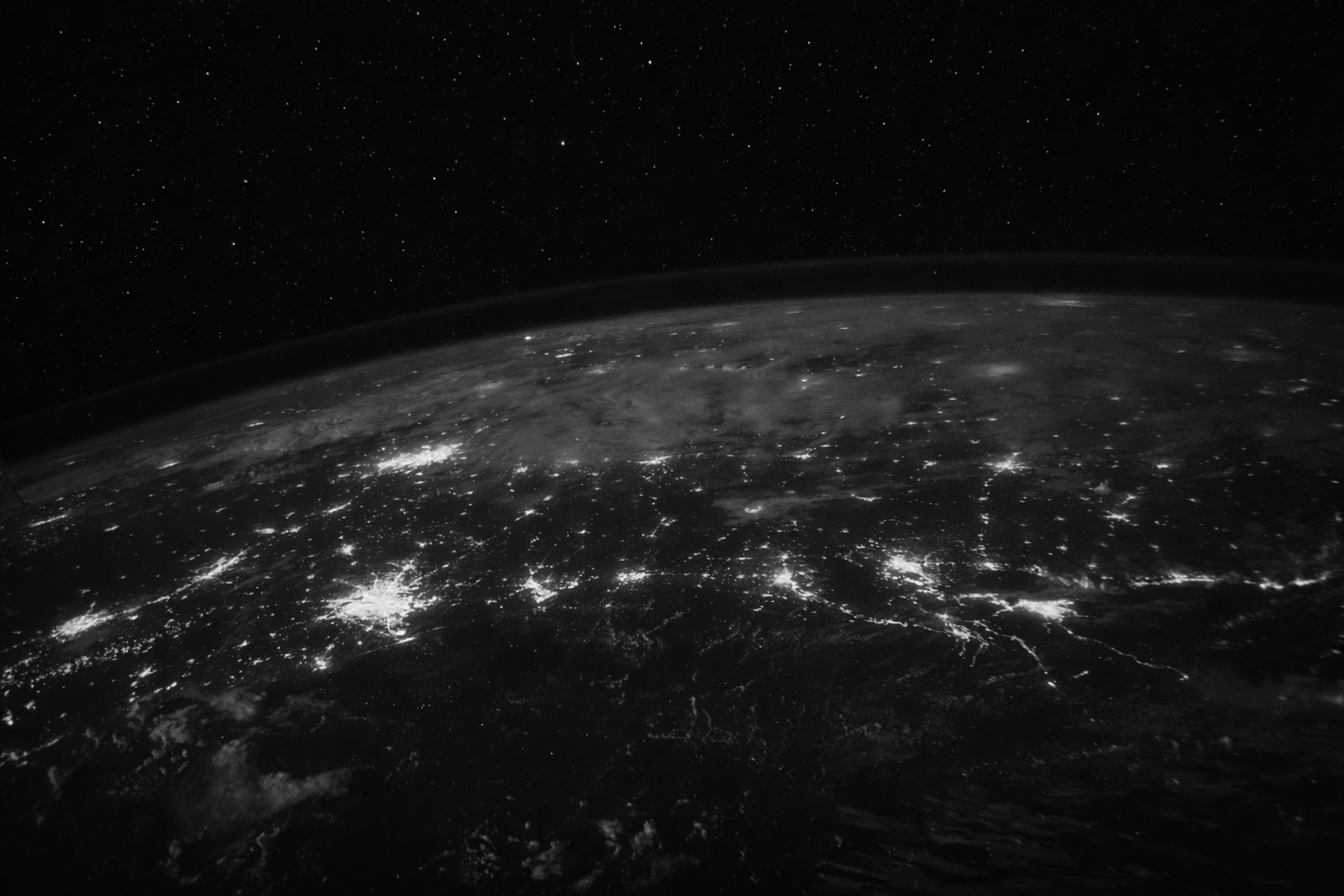 a view of the earth from space