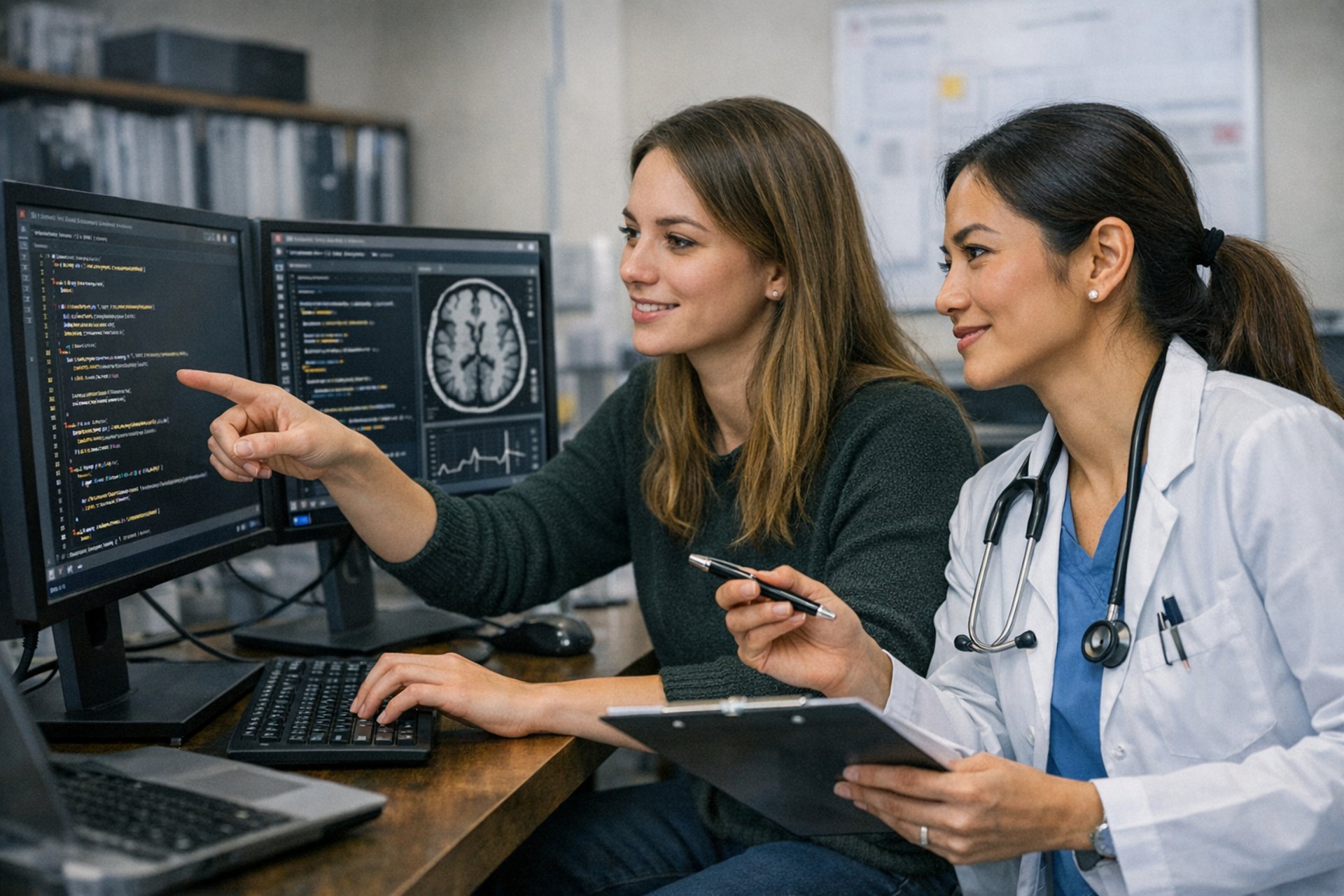 an abstract photo of a curved building with a blue sky in the background