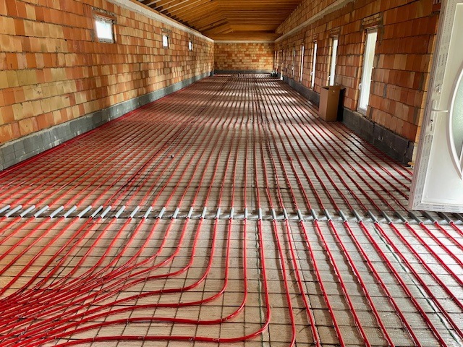 black and brown leather padded tub sofa