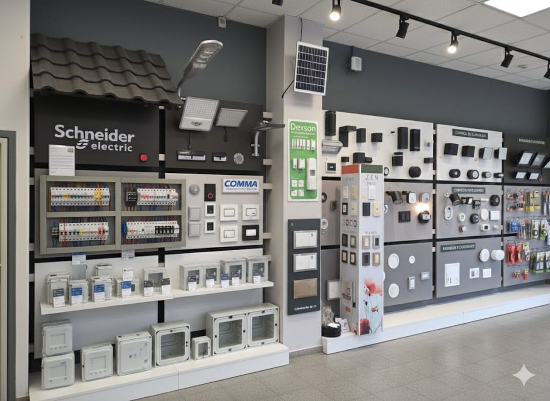 an abstract photo of a curved building with a blue sky in the background