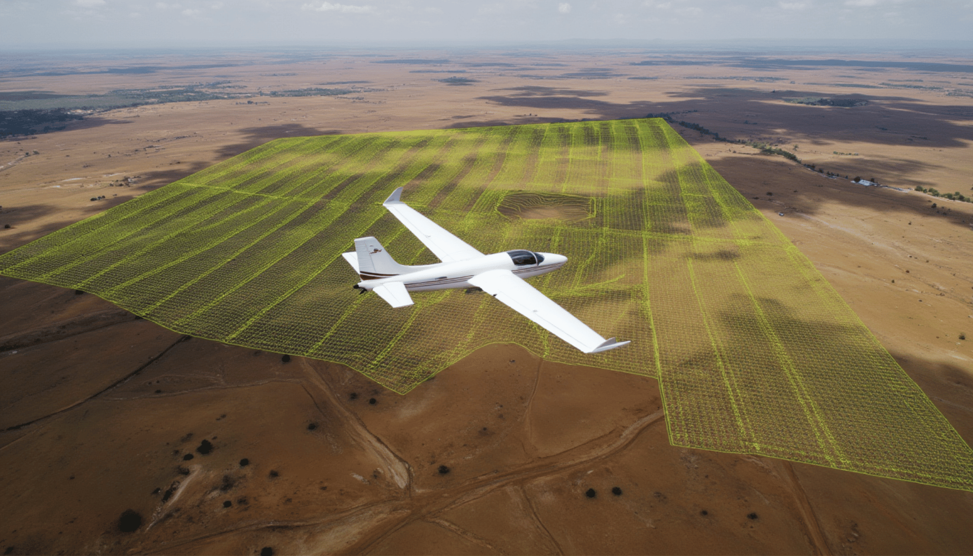 Fixed-wing LiDAR survey services for infrastructure, mining, utilities and development projects.
