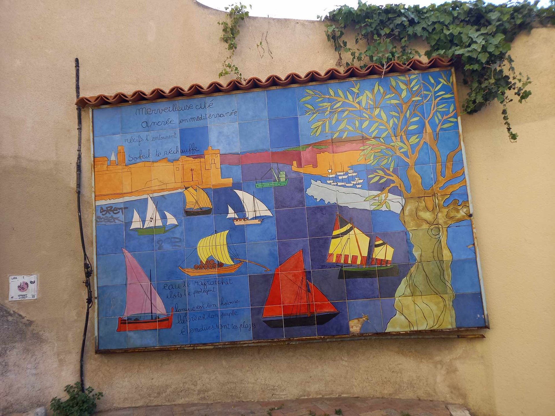 an aerial view of a body of water