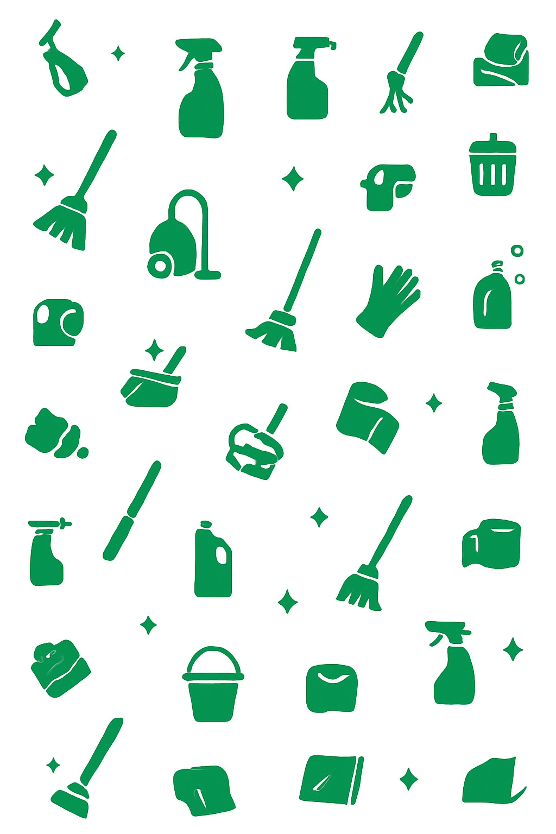 a man in a yellow vest is cleaning the floor