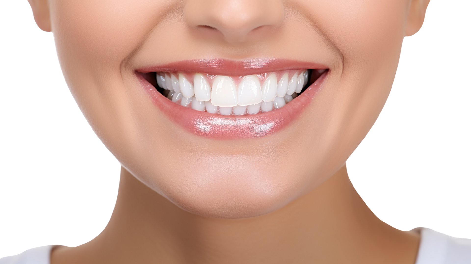 an abstract photo of a curved building with a blue sky in the background