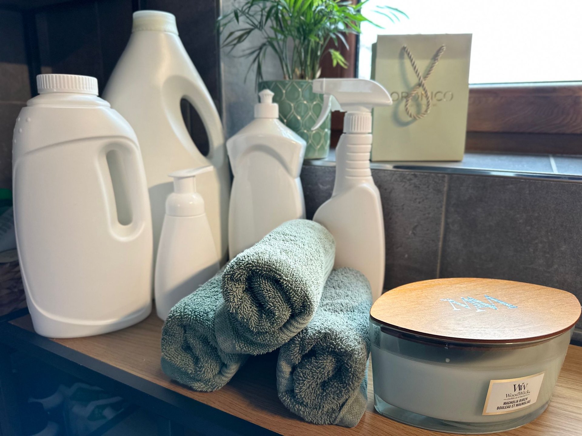 woman holding dried flower