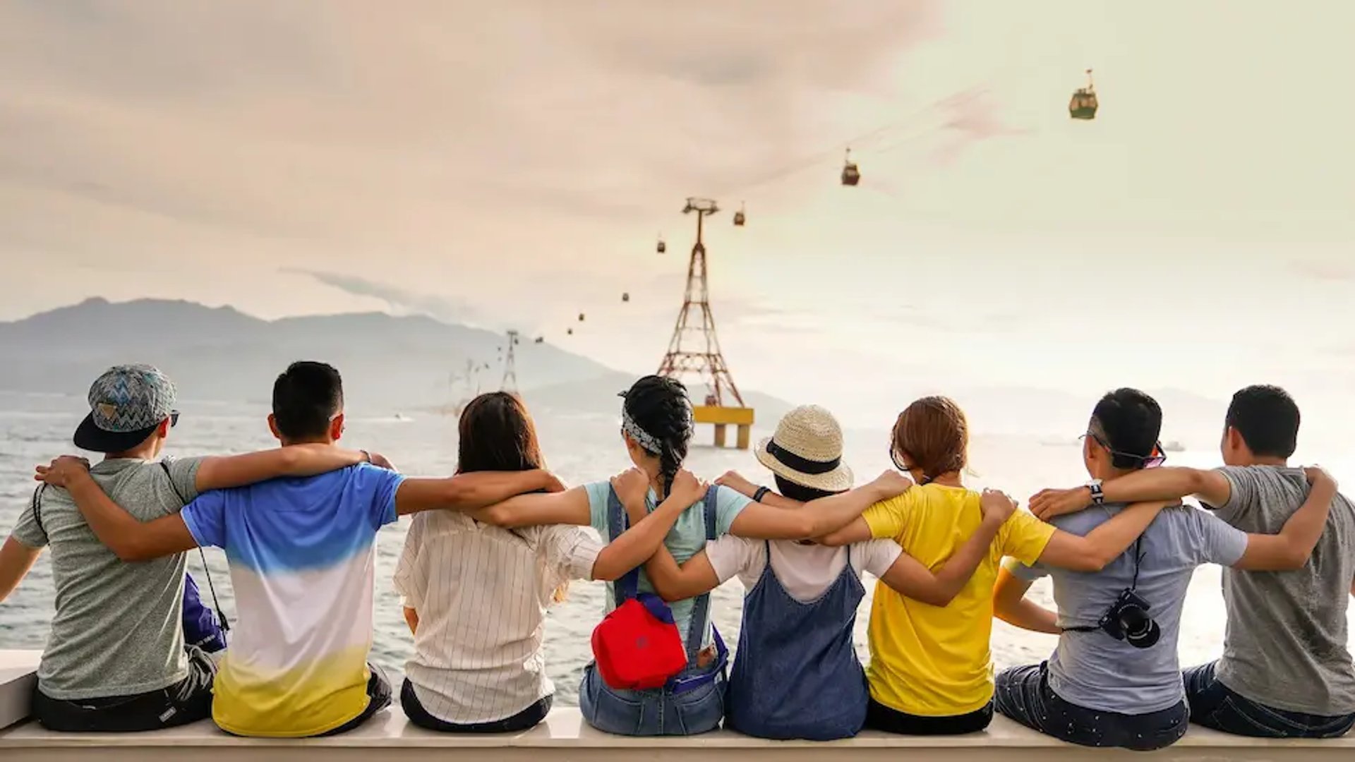 friends on vacation