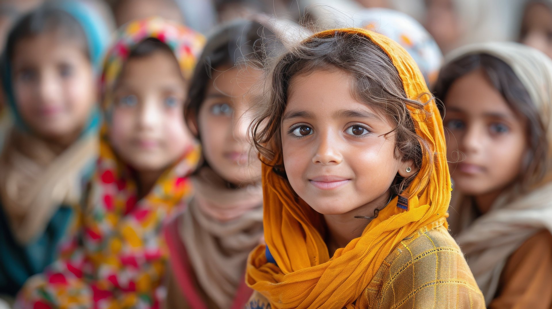 five children smiling