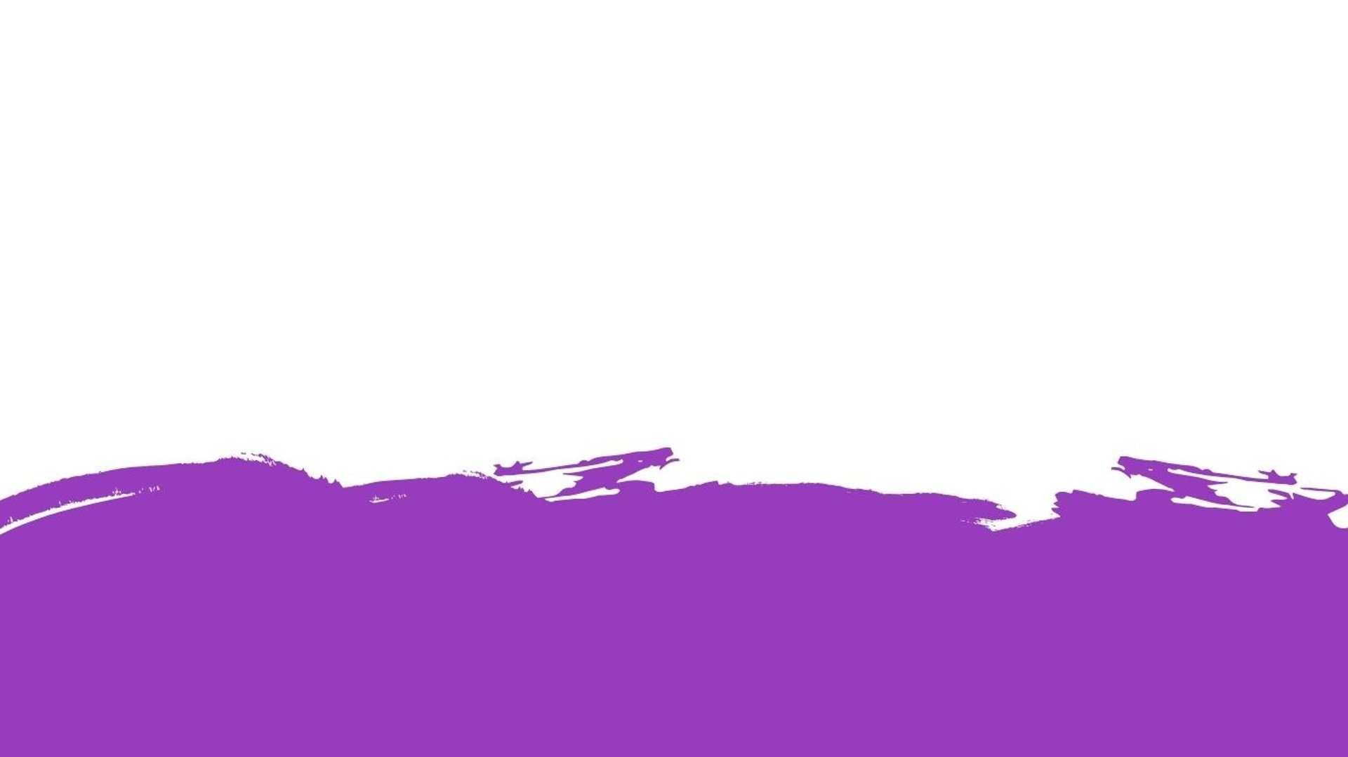 Bandeau violet en bas avec fond blanc