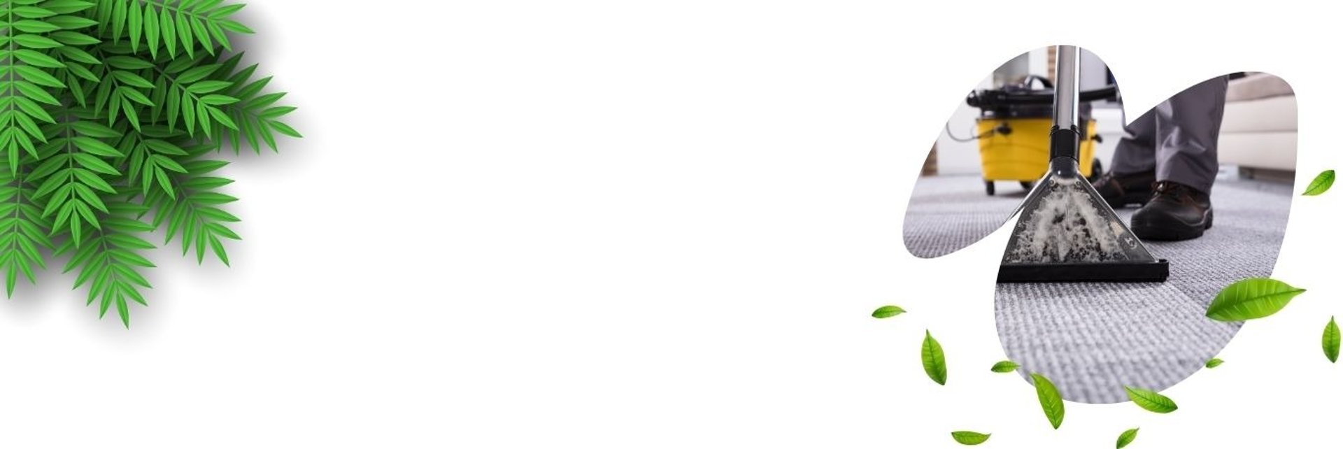 Un bandeau avec une personne qui nettoie le sol