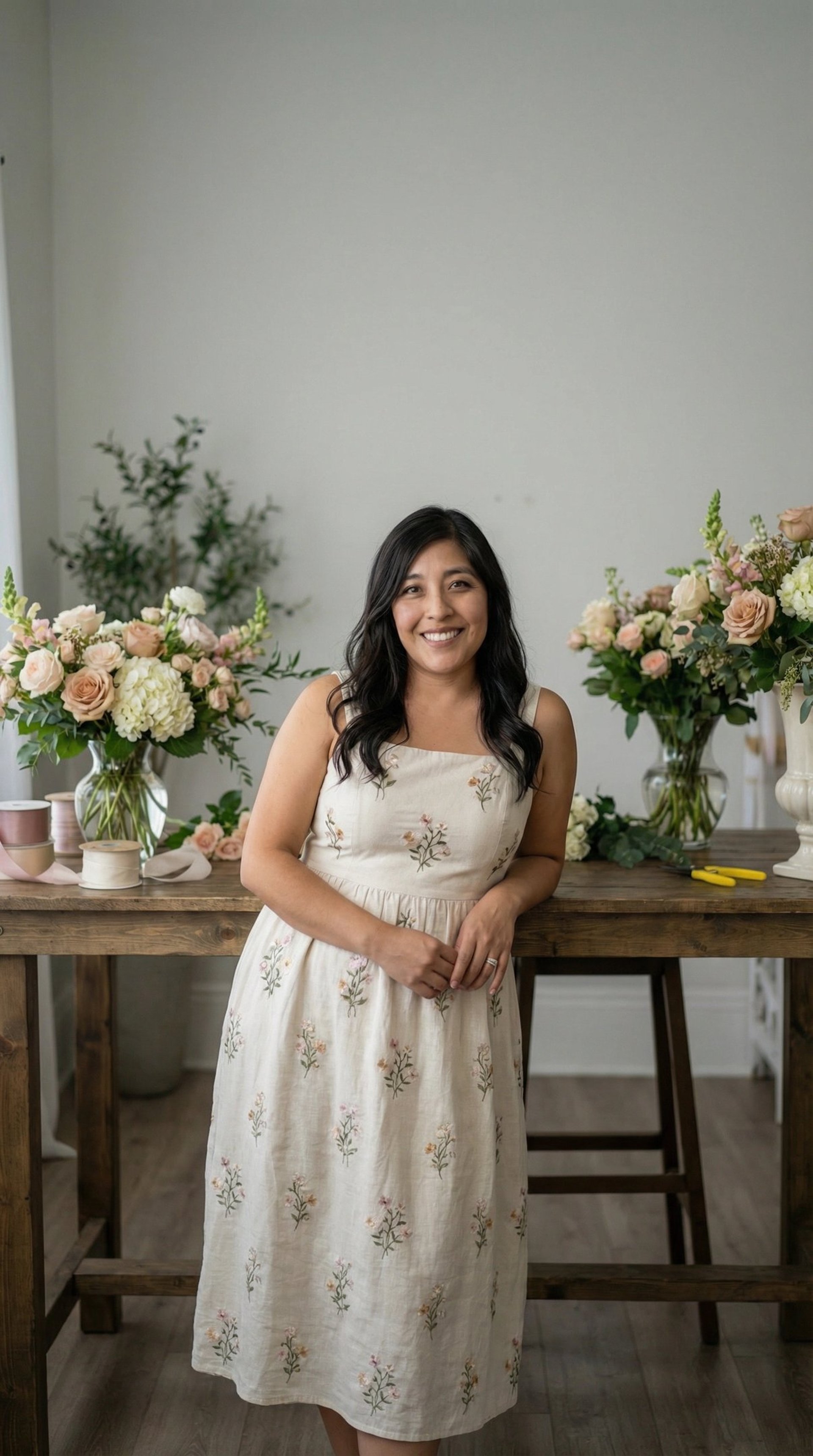 an abstract photo of a curved building with a blue sky in the background