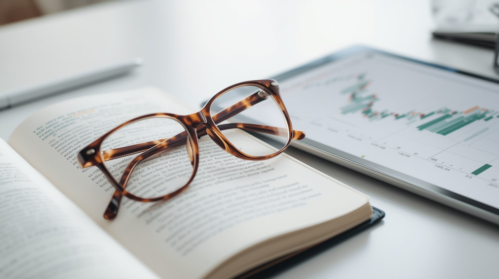 vintage teal typewriter beside book