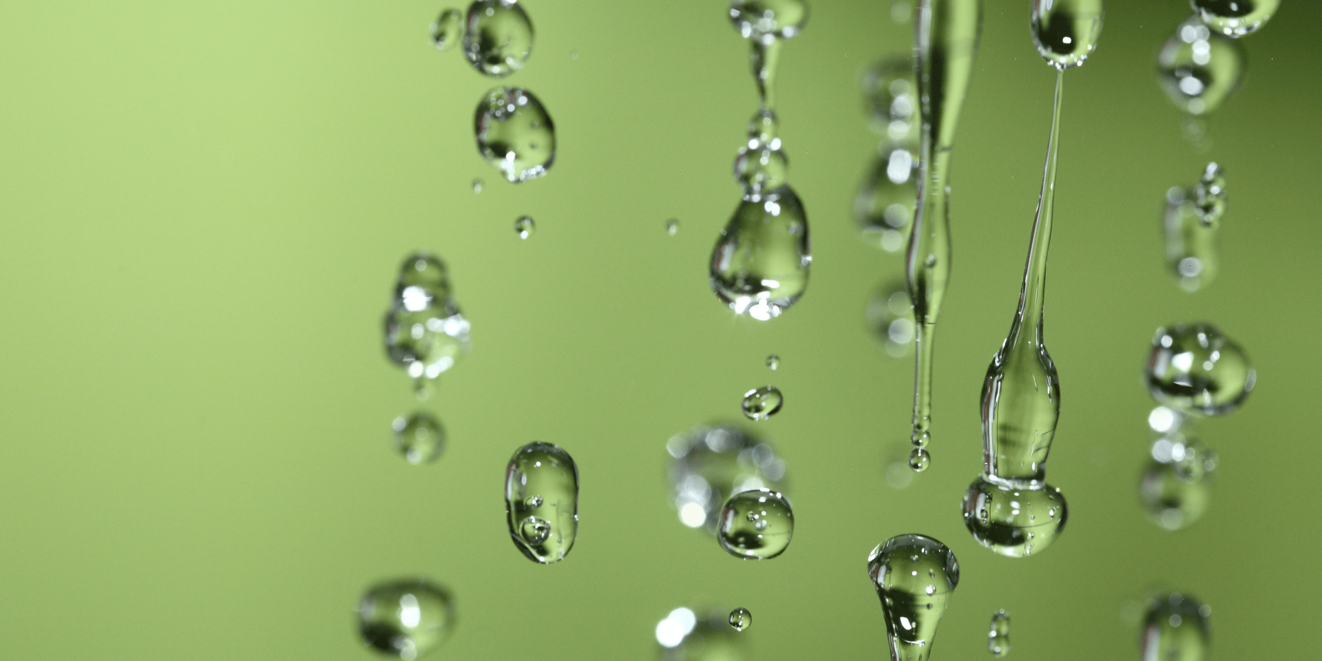water drops on a surface