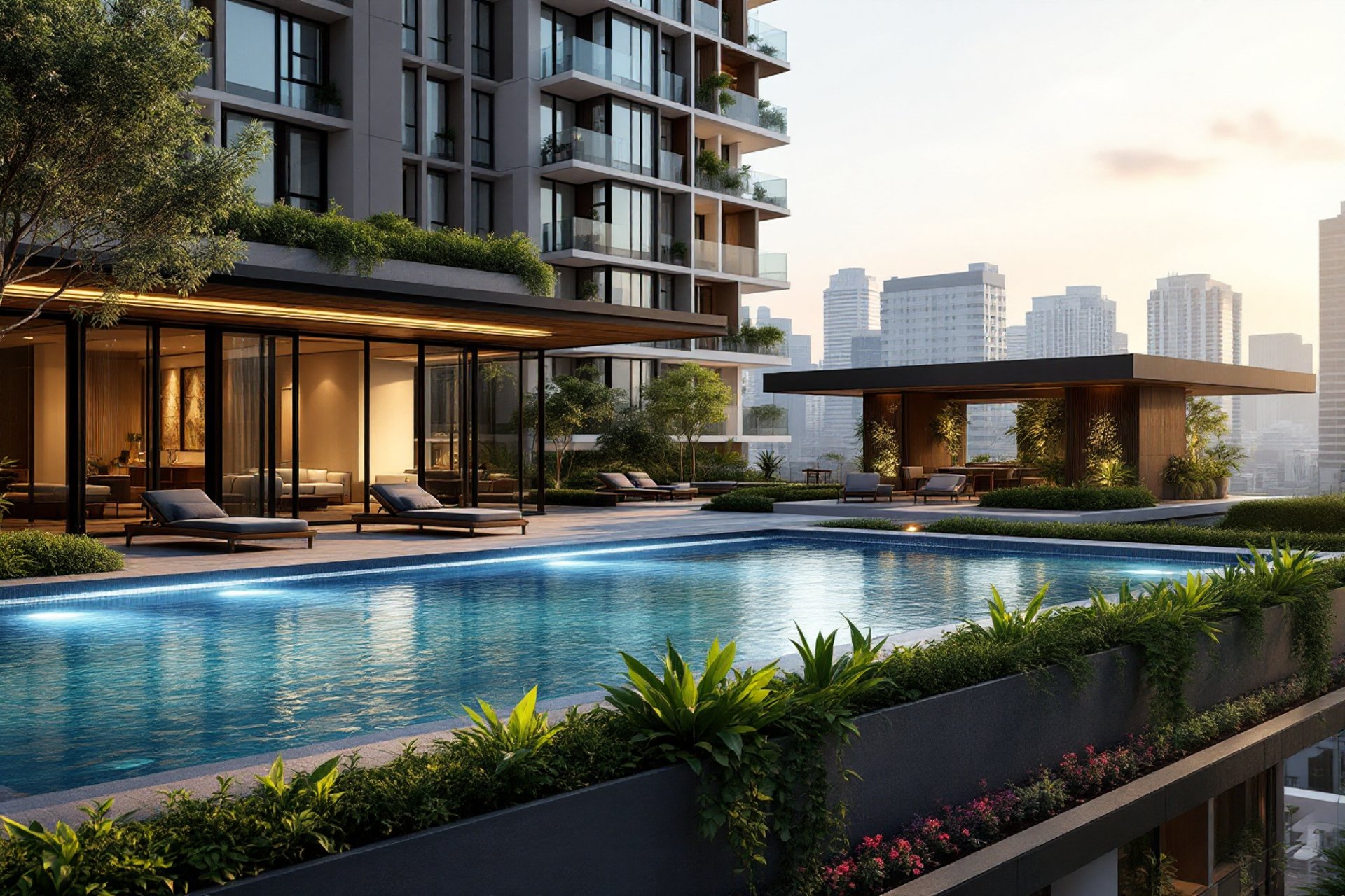 Vision Realty Koramangala – premium luxury apartments in Bangalore with swimming pool and clubhouse
