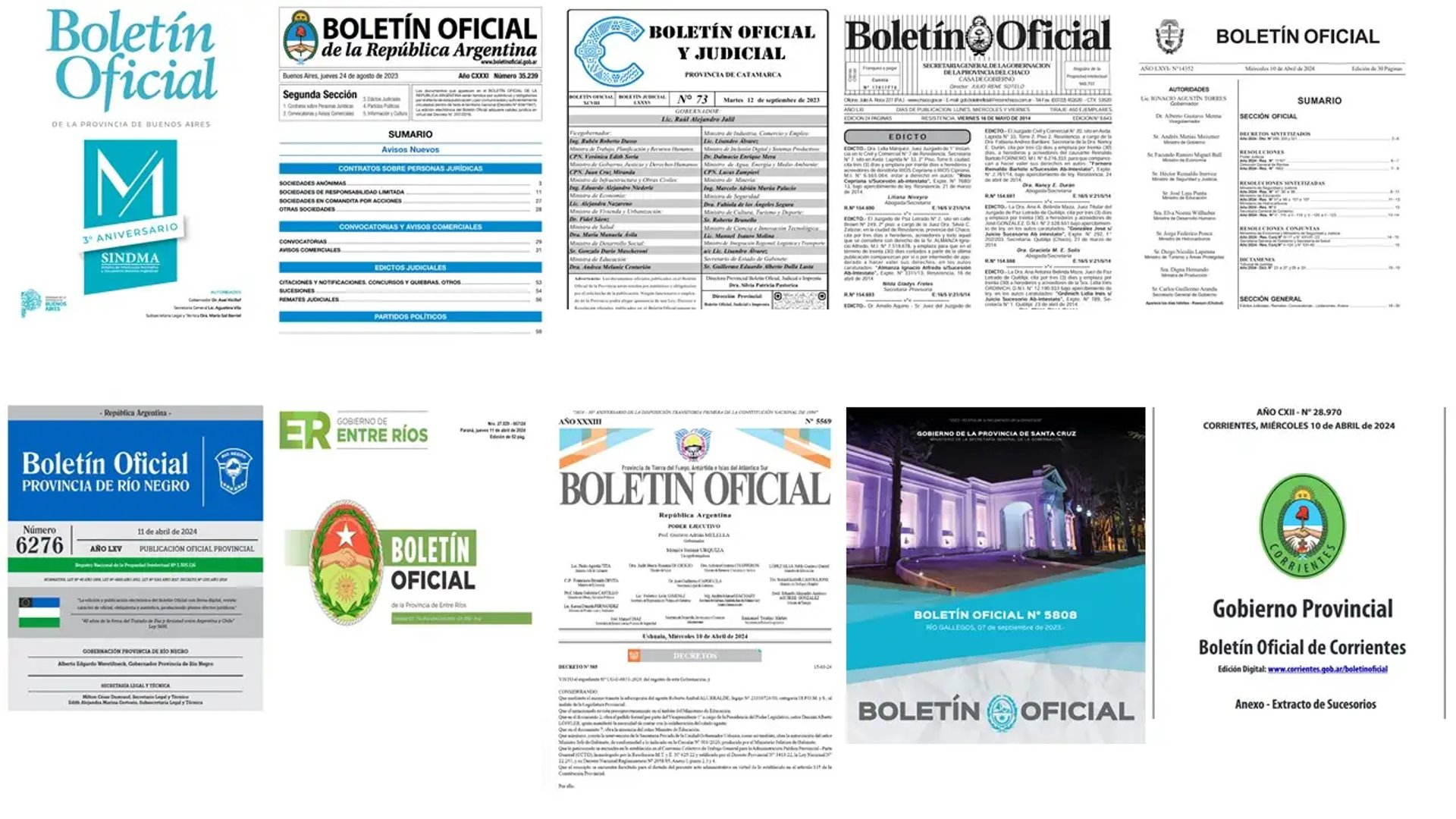 Publicar en boletín oficial 2026