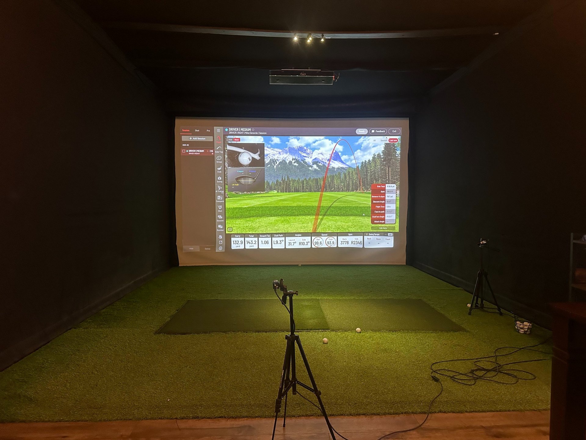 black and brown leather padded tub sofa
