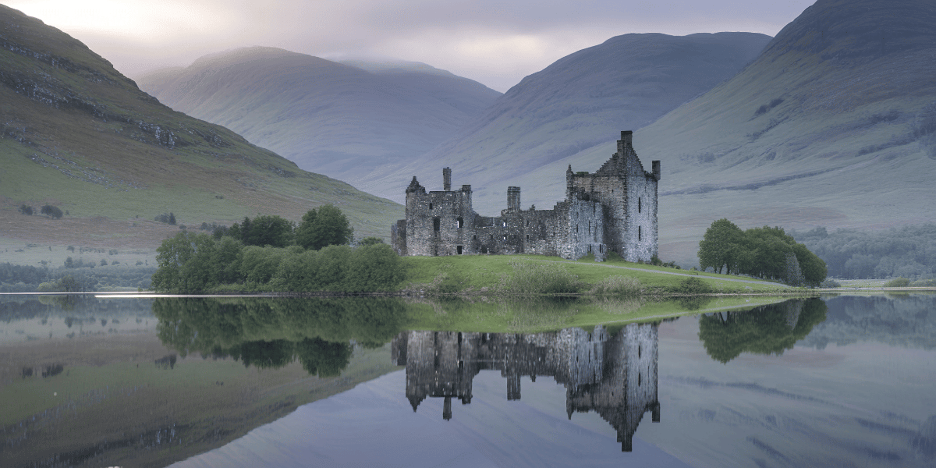 gray concrete building near lake under white sky during daytime