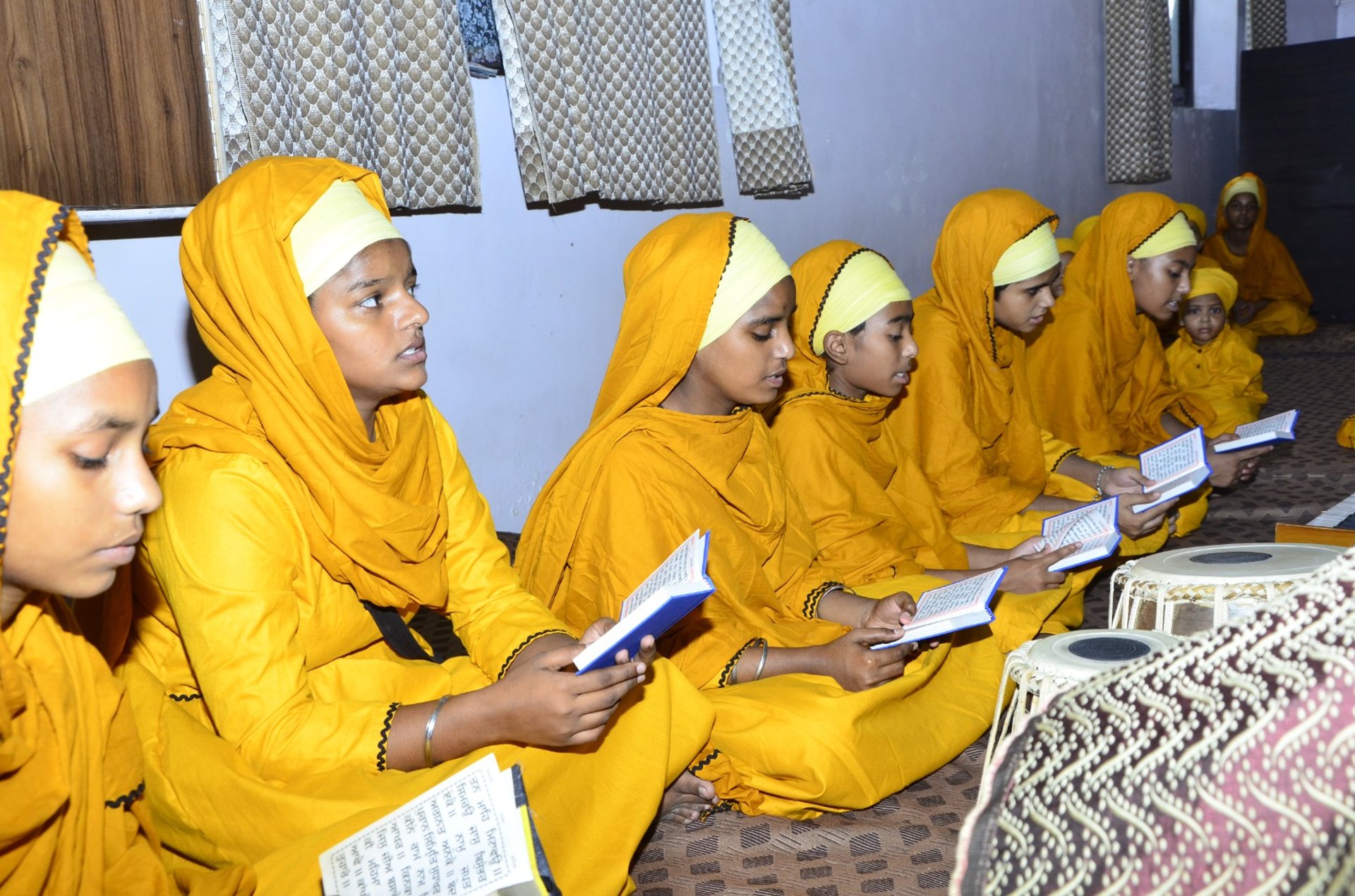 black blue and yellow textile