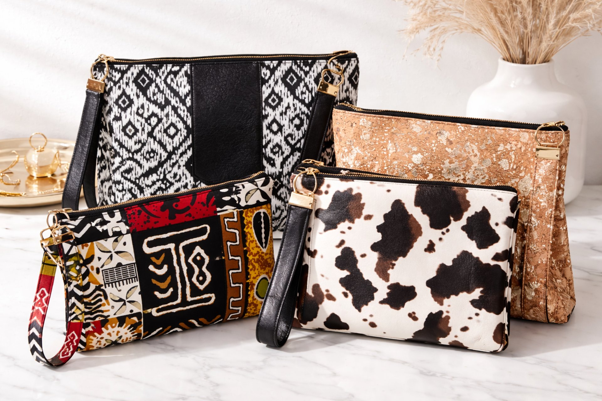 black and white bed linen