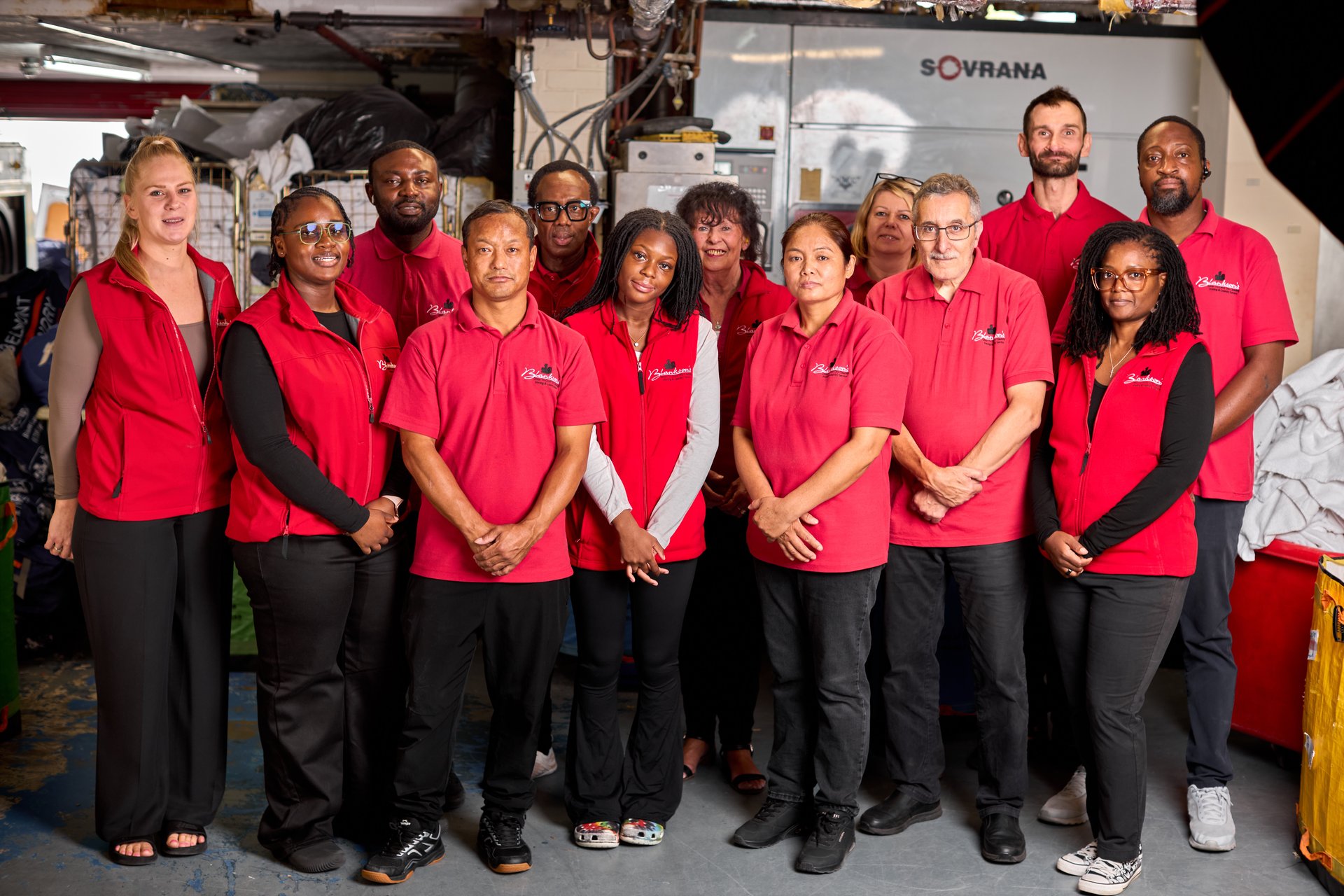 an abstract photo of a curved building with a blue sky in the background