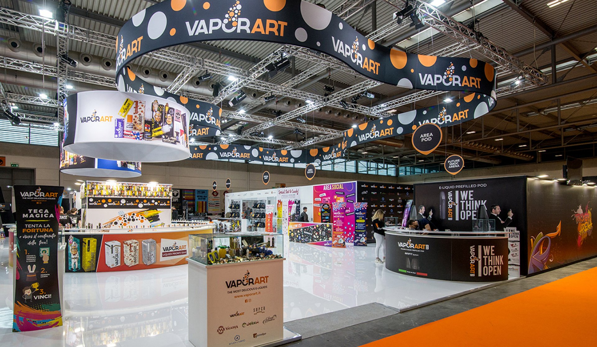 an abstract photo of a curved building with a blue sky in the background